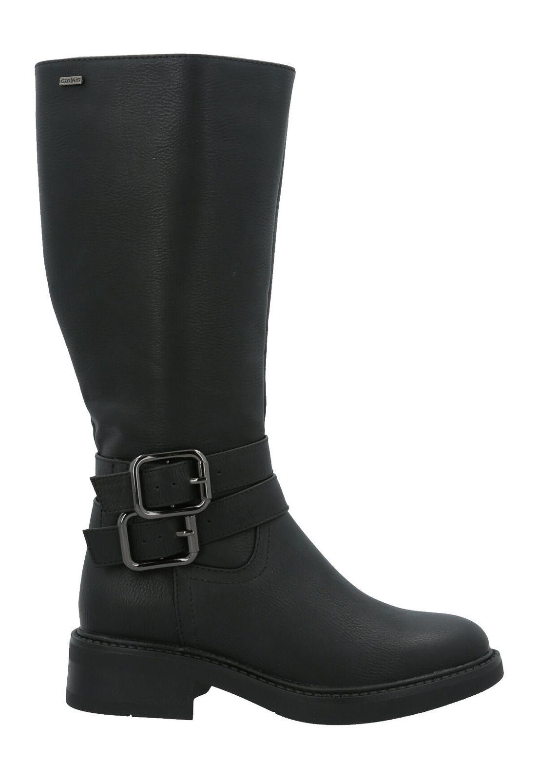 Bota Ales Mujer Negro-1