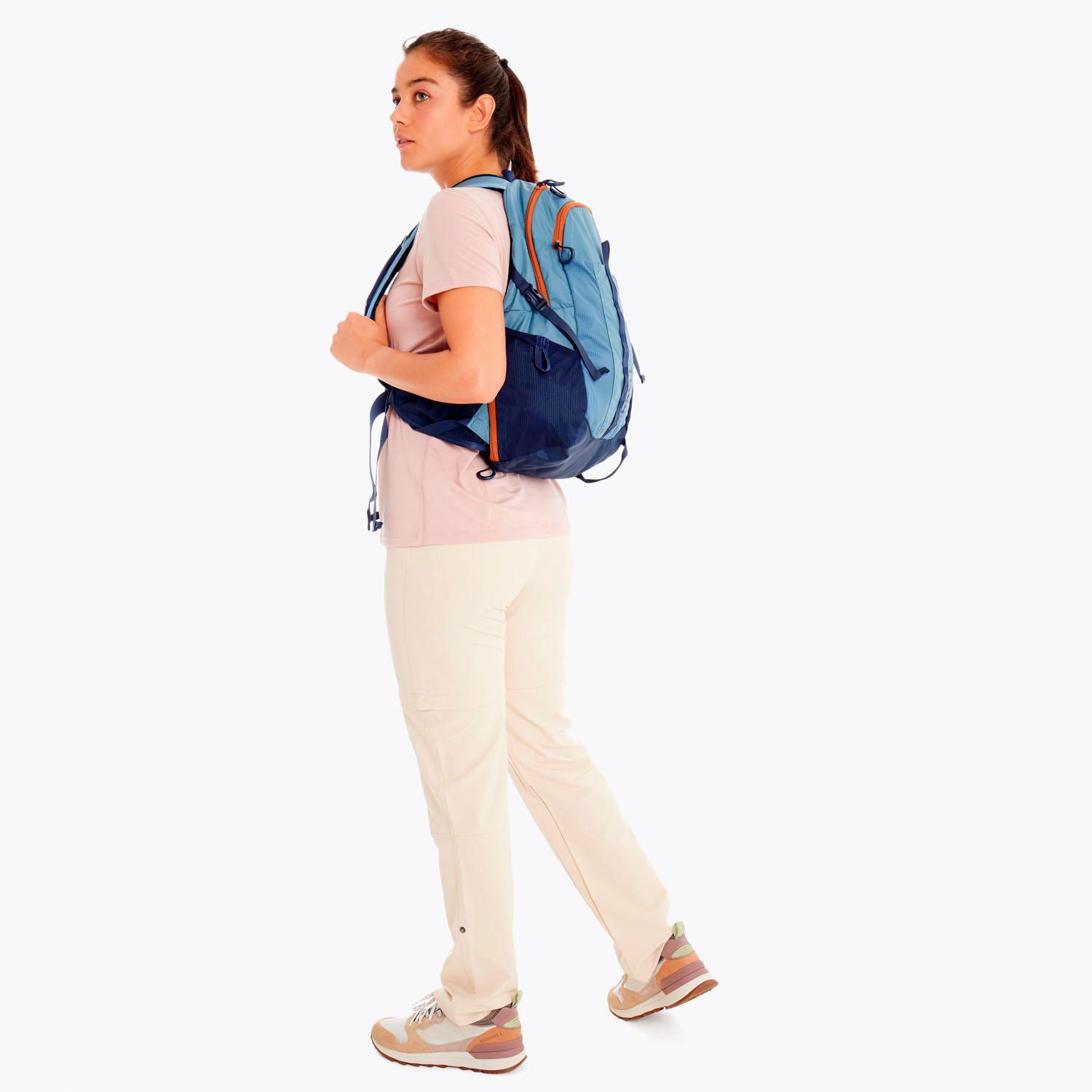 Mochila Unisex Crest 22L Day Pack Azul-4