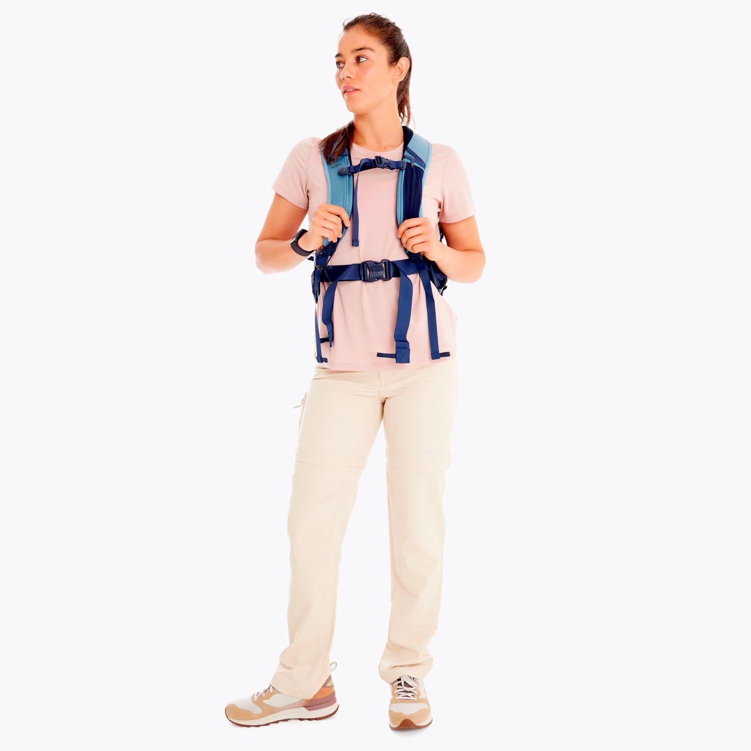 Mochila Unisex Crest 22L Day Pack Azul-5