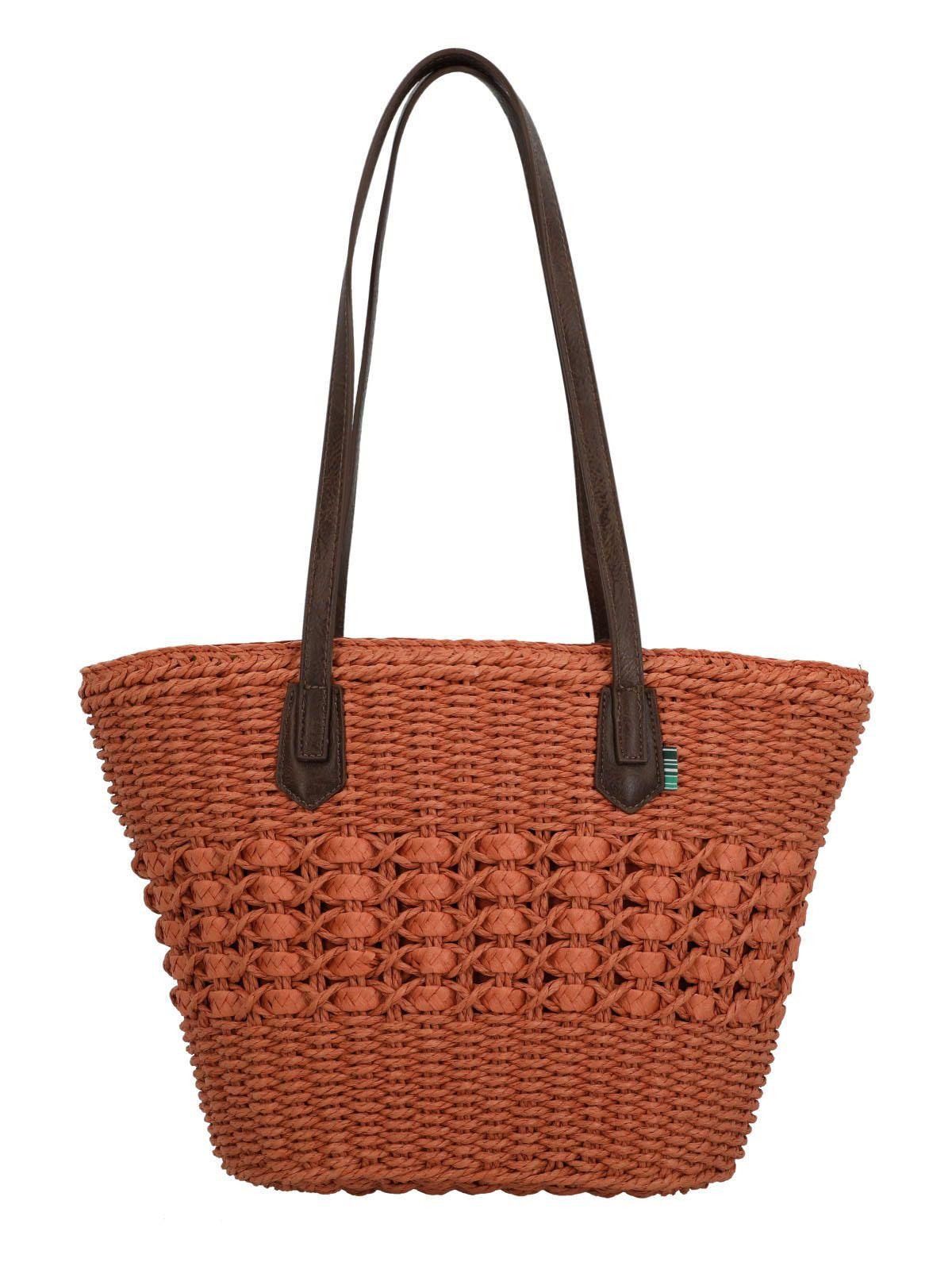 Cartera Papel Mujer Rkf Ivel Tote Naranjo -2