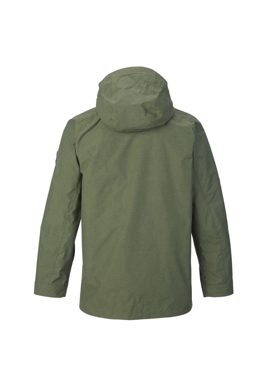 Poleron Hombre Boreal Hood Verde Oscuro-1