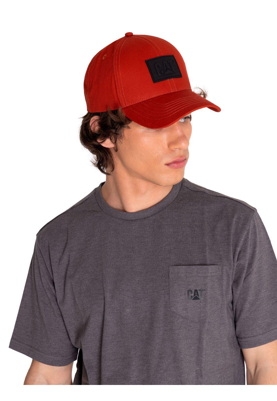 Jockey Rojo Cat Patch Hat Hombre-0