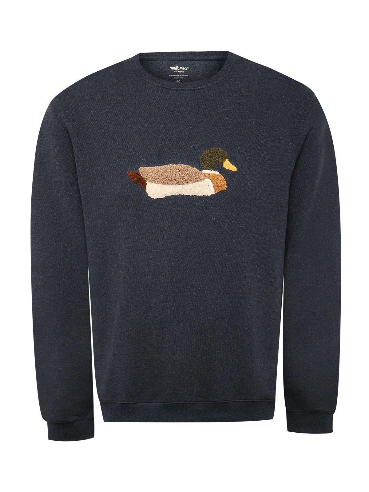 Polerón Algodón Pima Hombre Mallard Azul-0