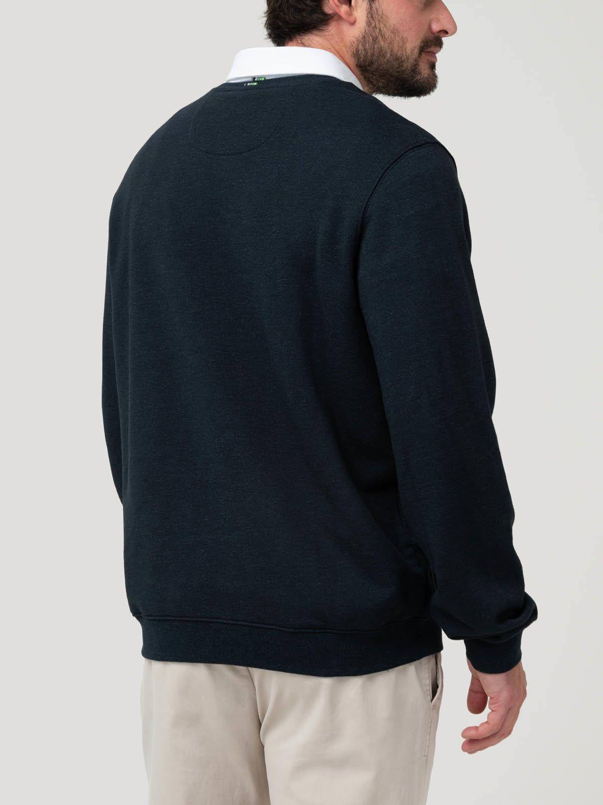 Polerón Algodón Pima Hombre Mallard Azul-5