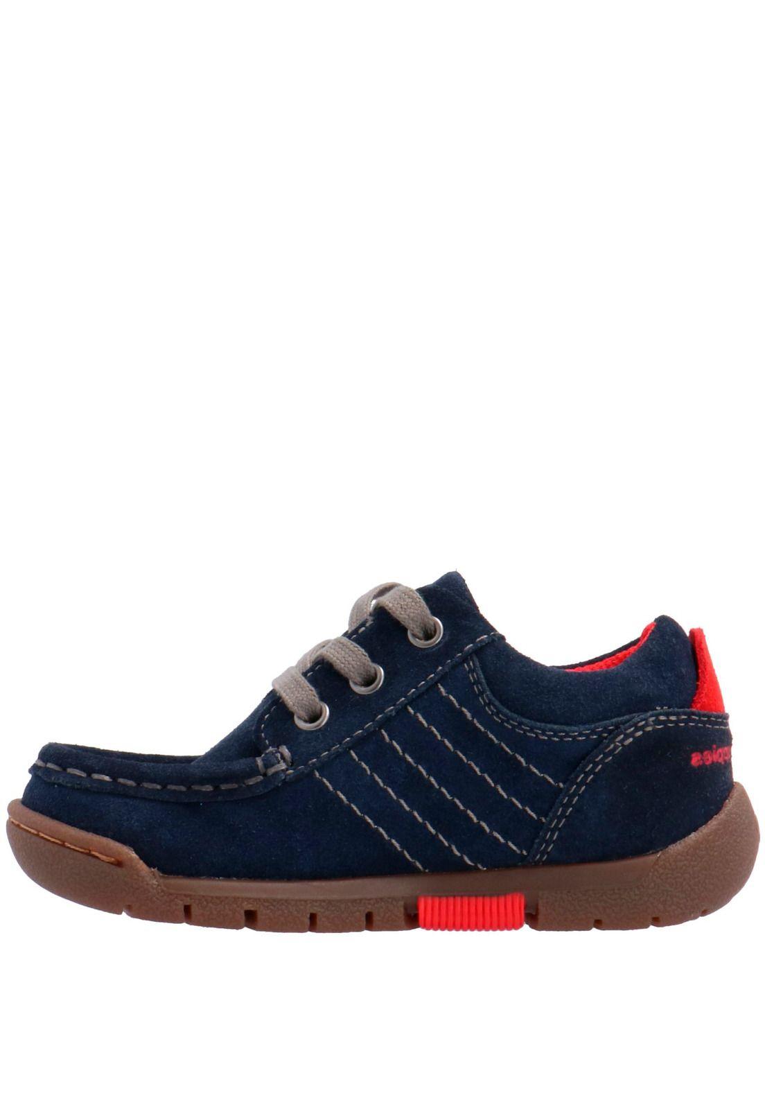 Zapato Cuero Niño Rafiol Azul-4