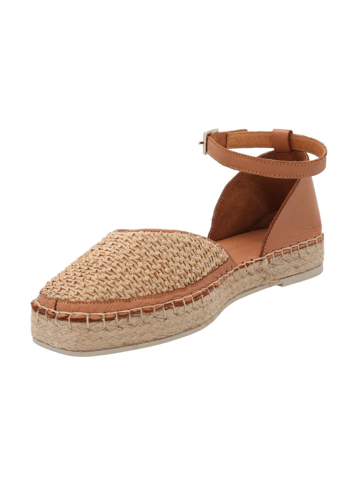 Alpargata Cuero Mujer Moscú Café-4