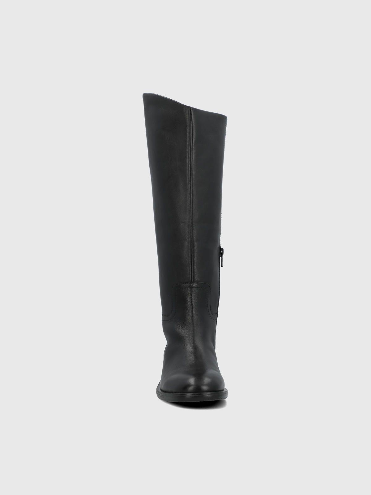 Bota Cuero Mujer Jorse Negra-3