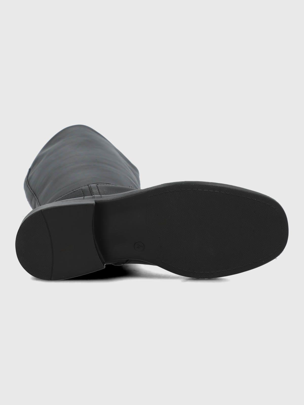 Bota Cuero Mujer Jorse Negra-7