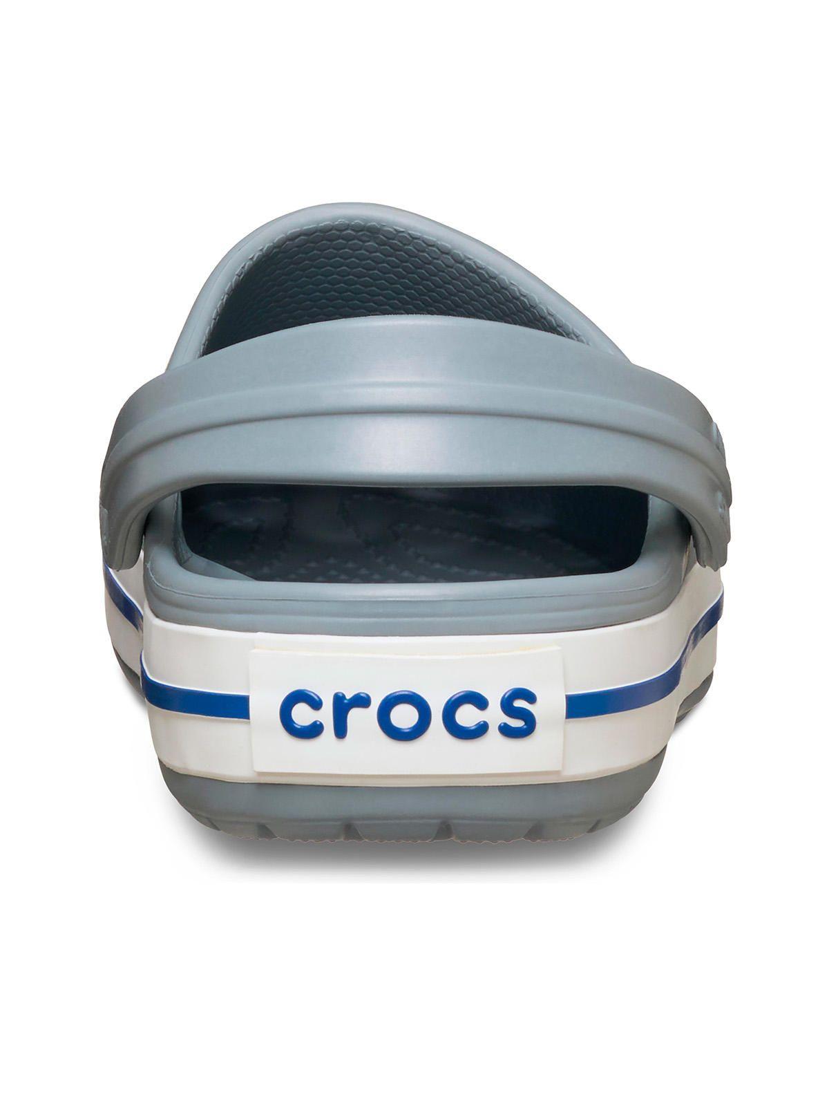 Zueco Unisex Crocband Gris-3