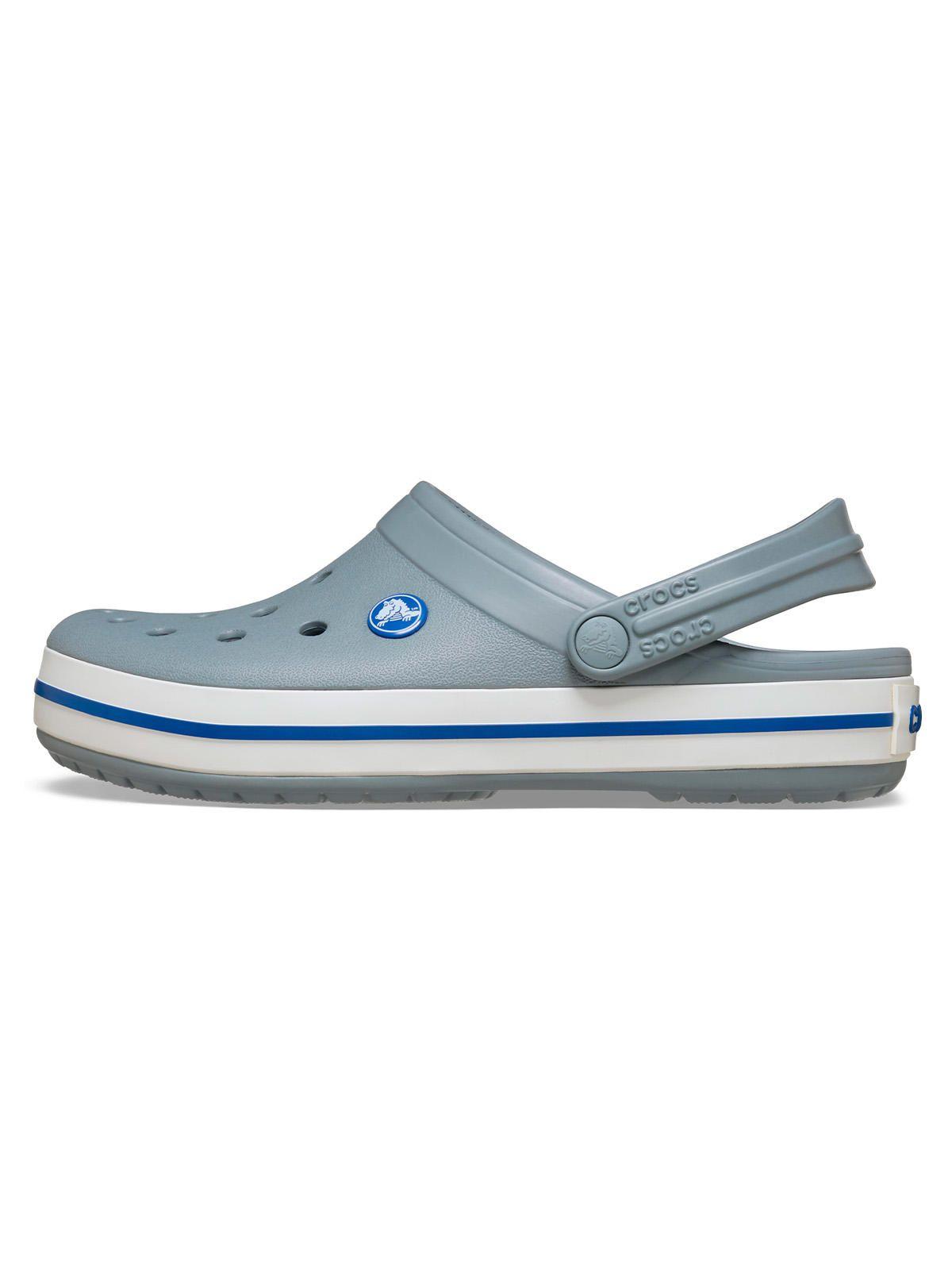 Zueco Unisex Crocband Gris-5