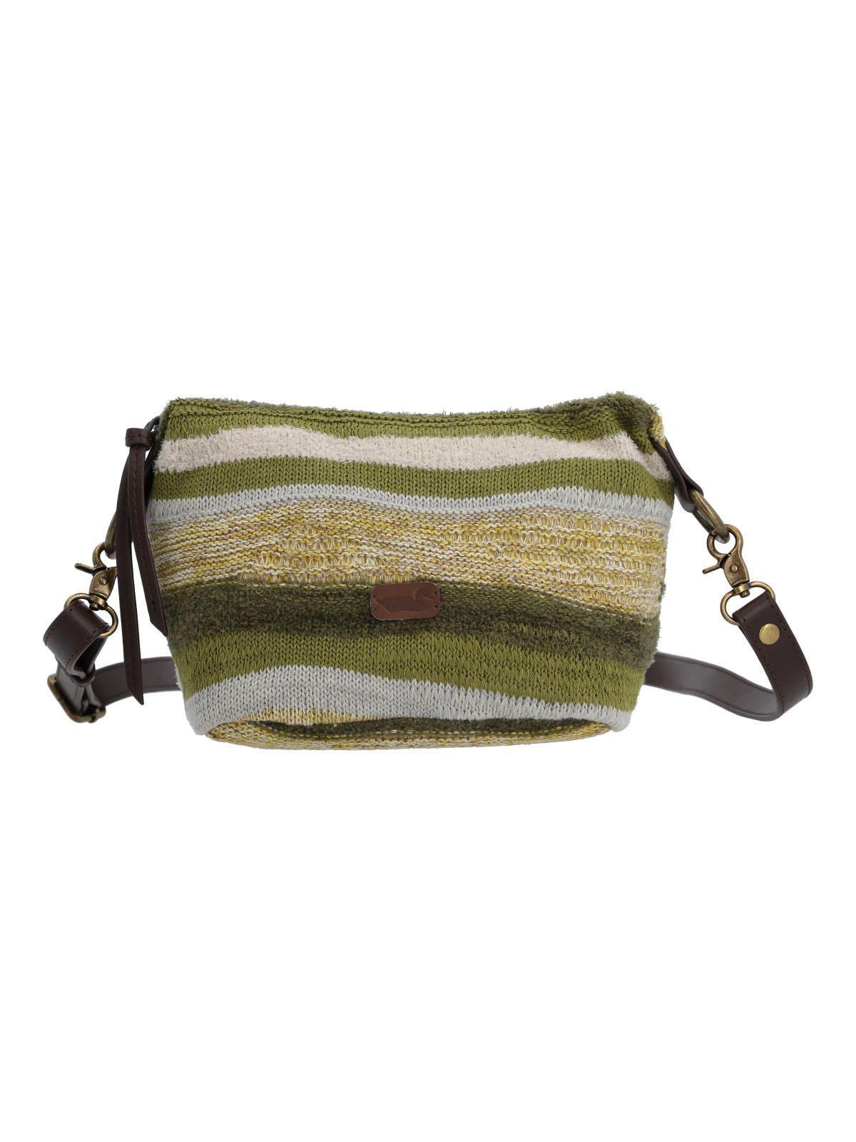 Cartera Mujer Crochet Samba Cross Verde-0