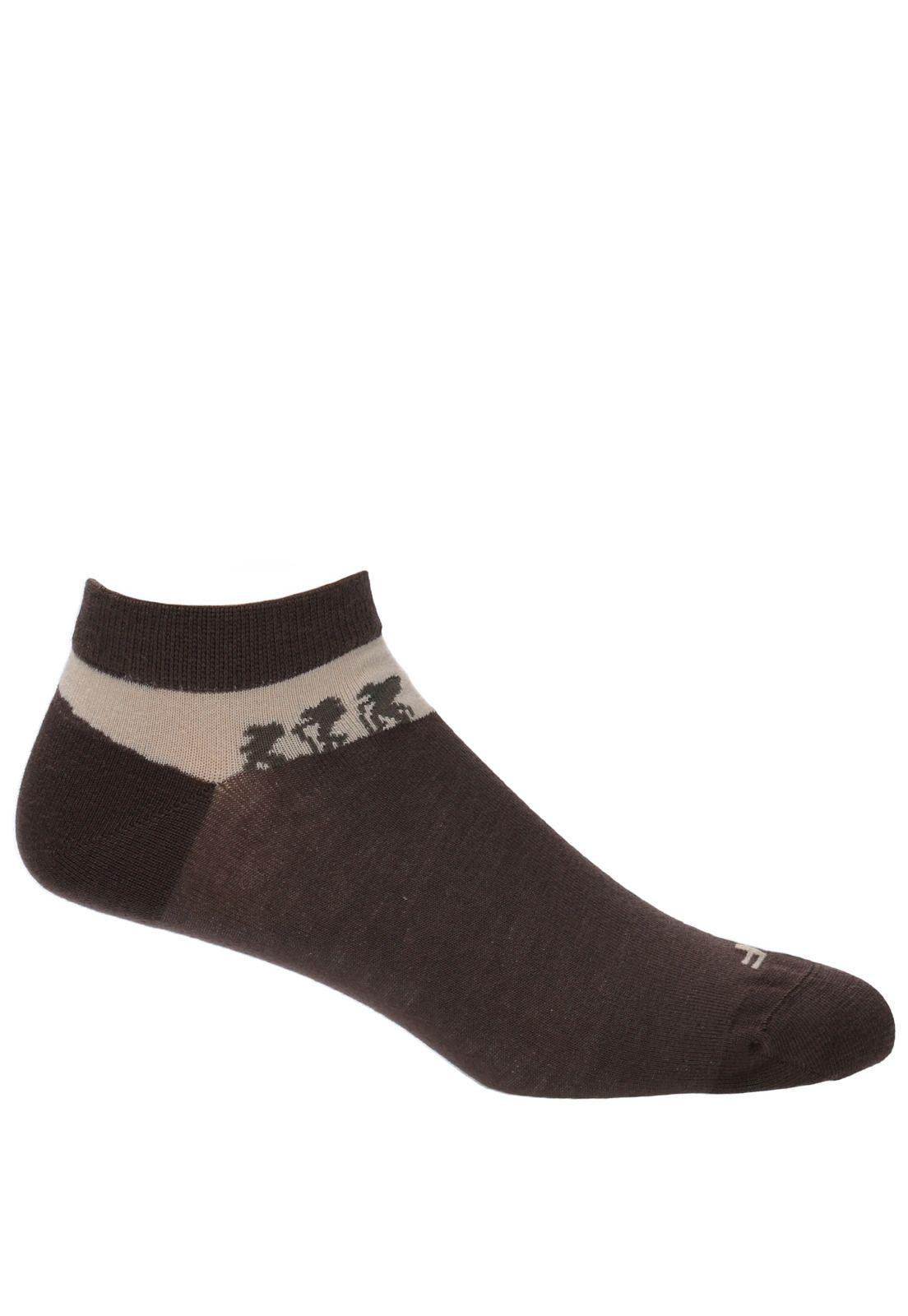 Calcetin Casual Rfv23H Ped Mountain Café Hombre-0