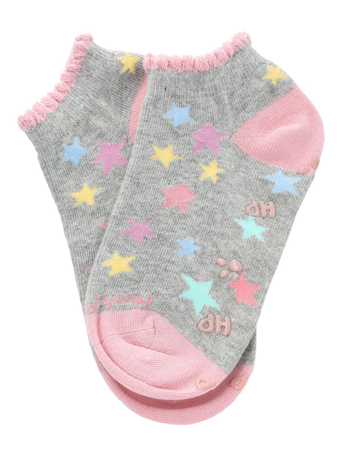 Calcetin Algodón Niña Ped St Star Gris-2