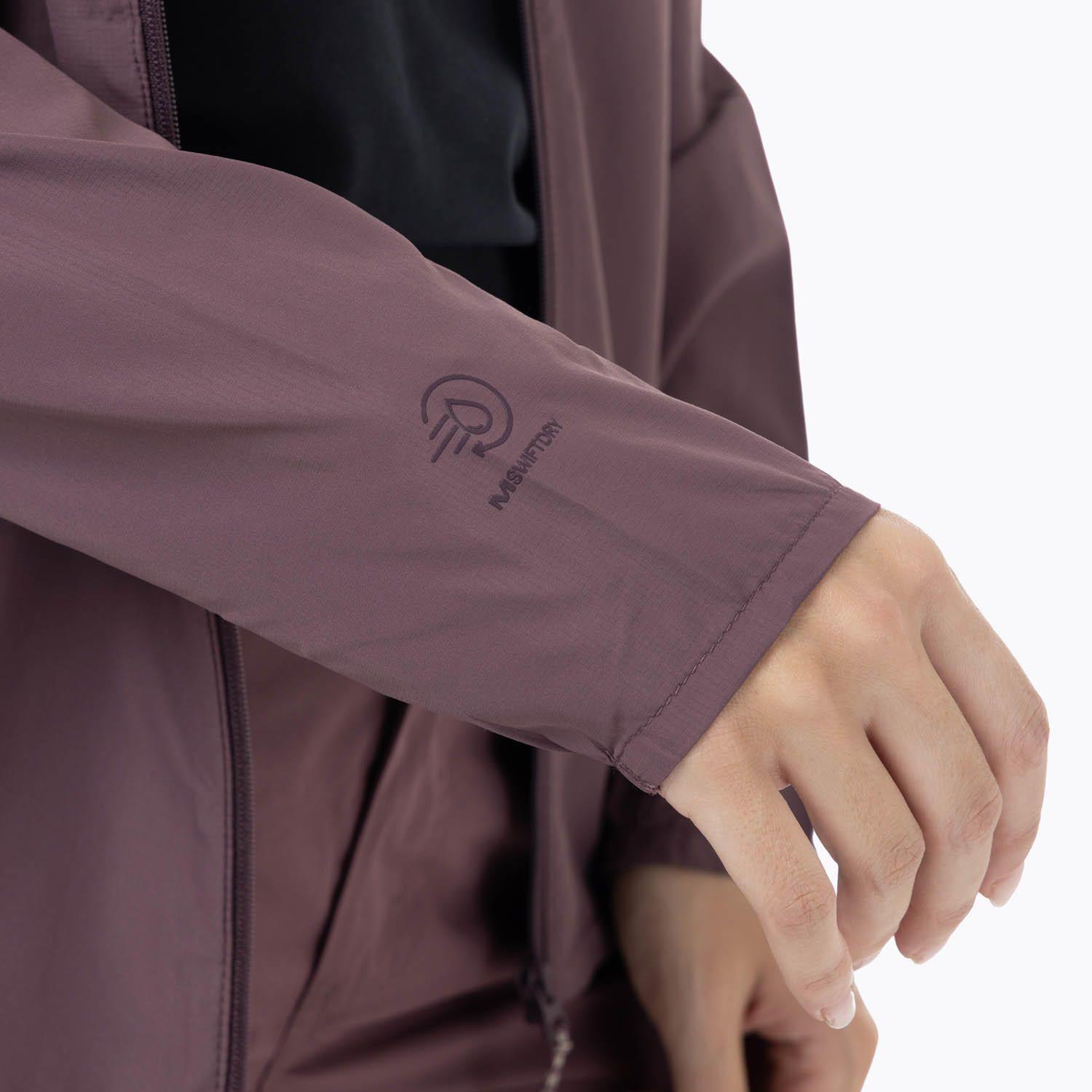 Cortaviento Mujer Trail Wind Morado-8