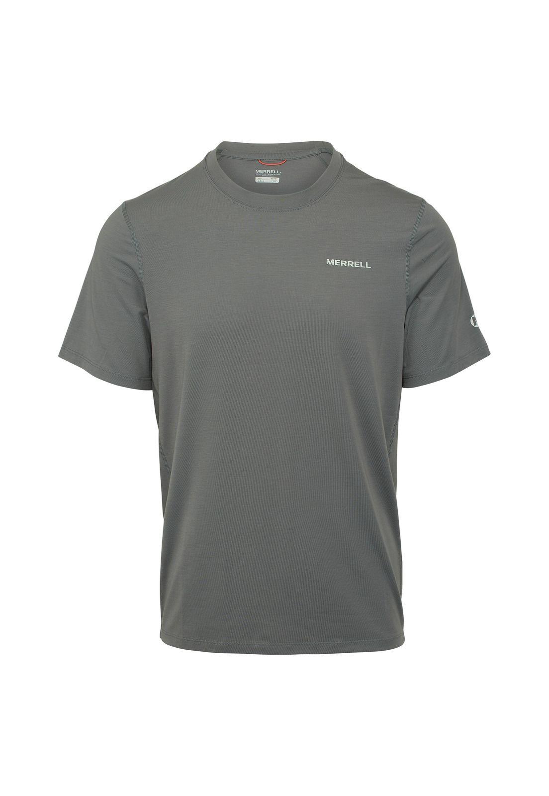 Polera Hombre Trek Ss Tee Grafíto-0