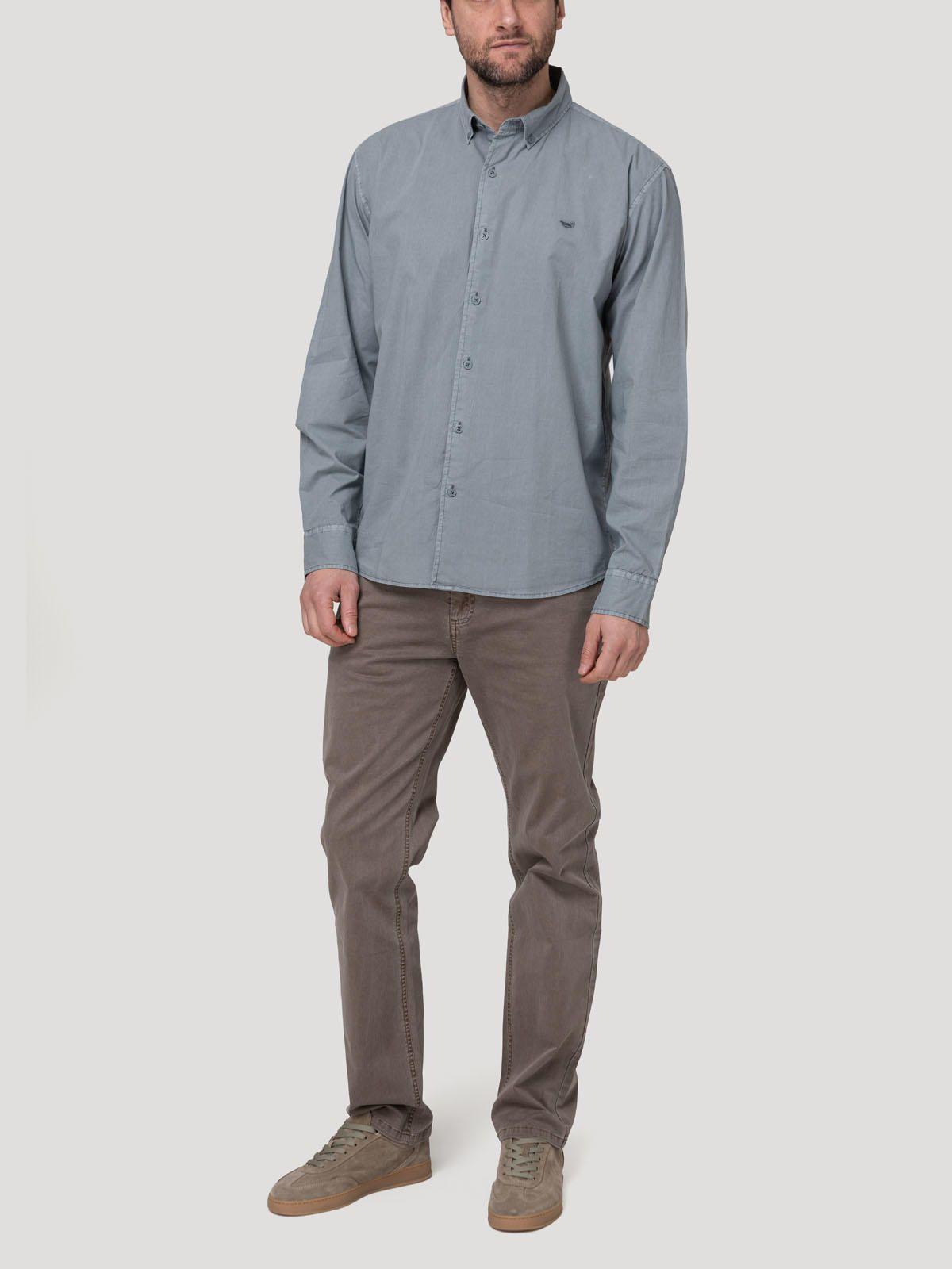 Camisa Algodón Orgánico Hombre Soft Gris-7