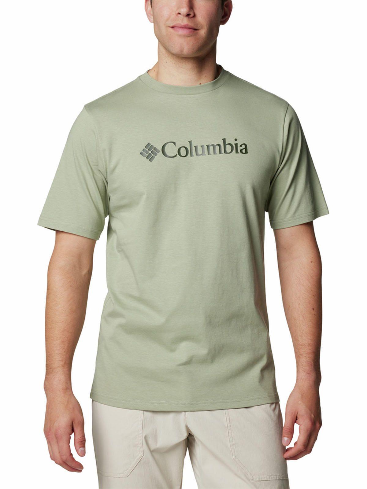 Polera Manga Corta Hombre Csc Basic Logo Verde-0