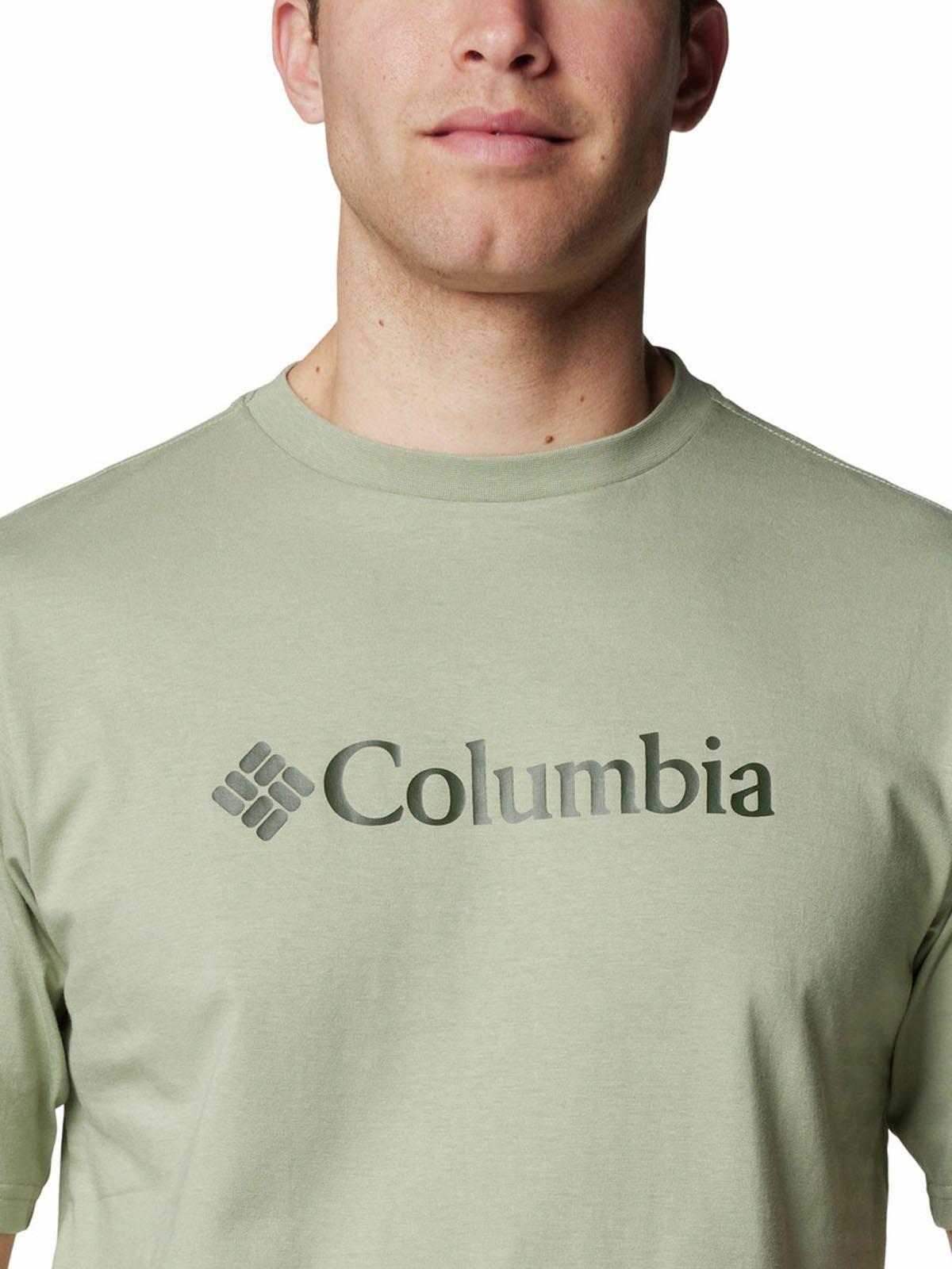 Polera Manga Corta Hombre Csc Basic Logo Verde-3