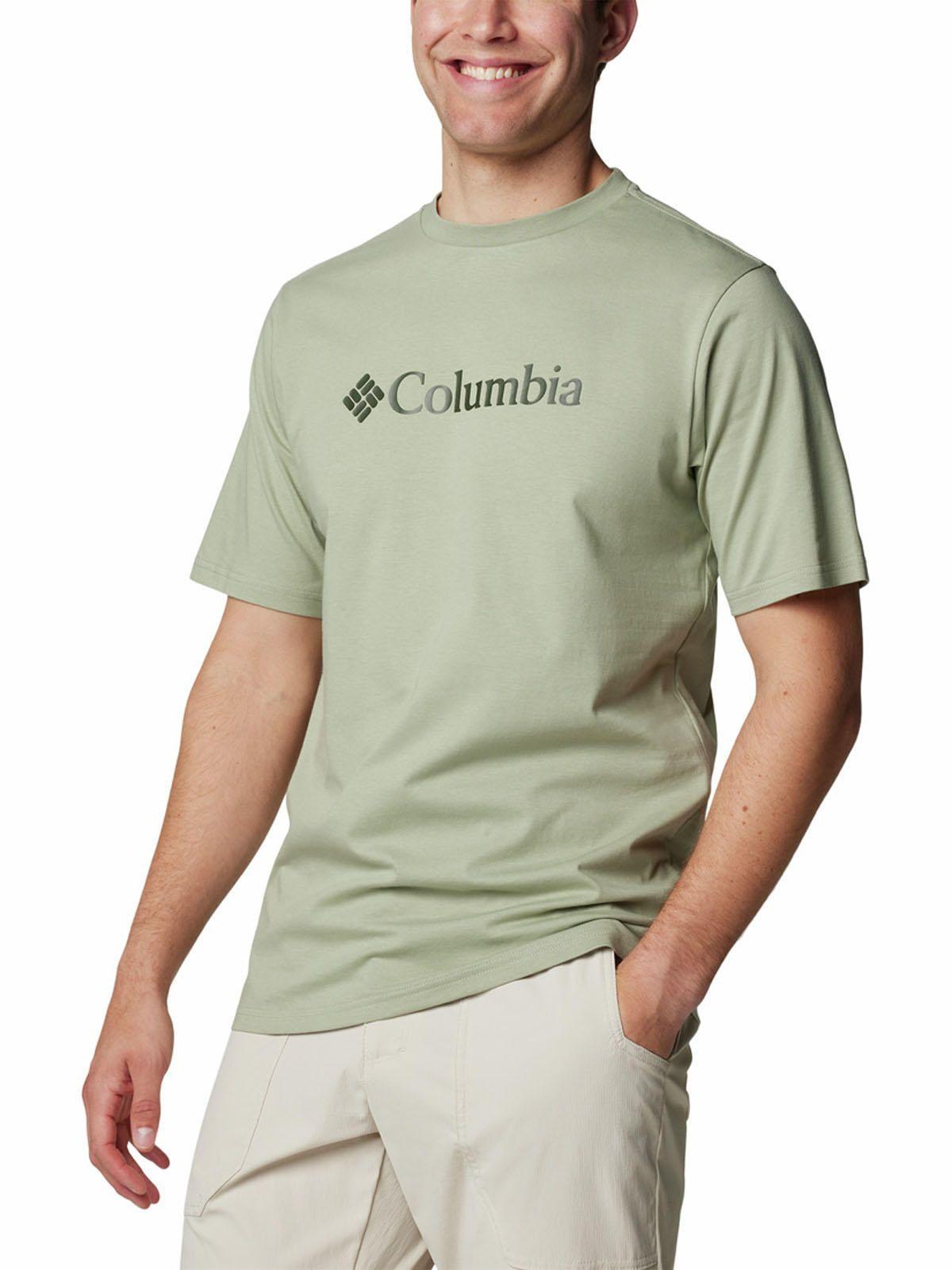 Polera Manga Corta Hombre Csc Basic Logo Verde-4