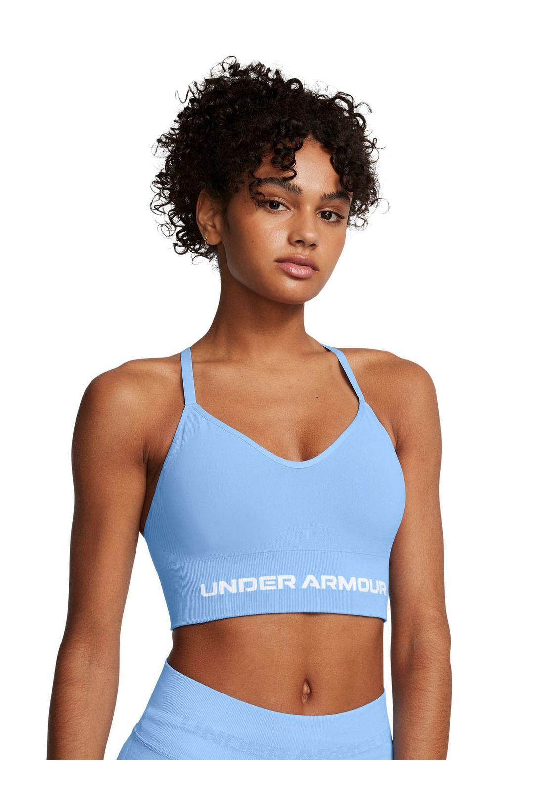 Sostén low seamless Vanish mujer Azul-3