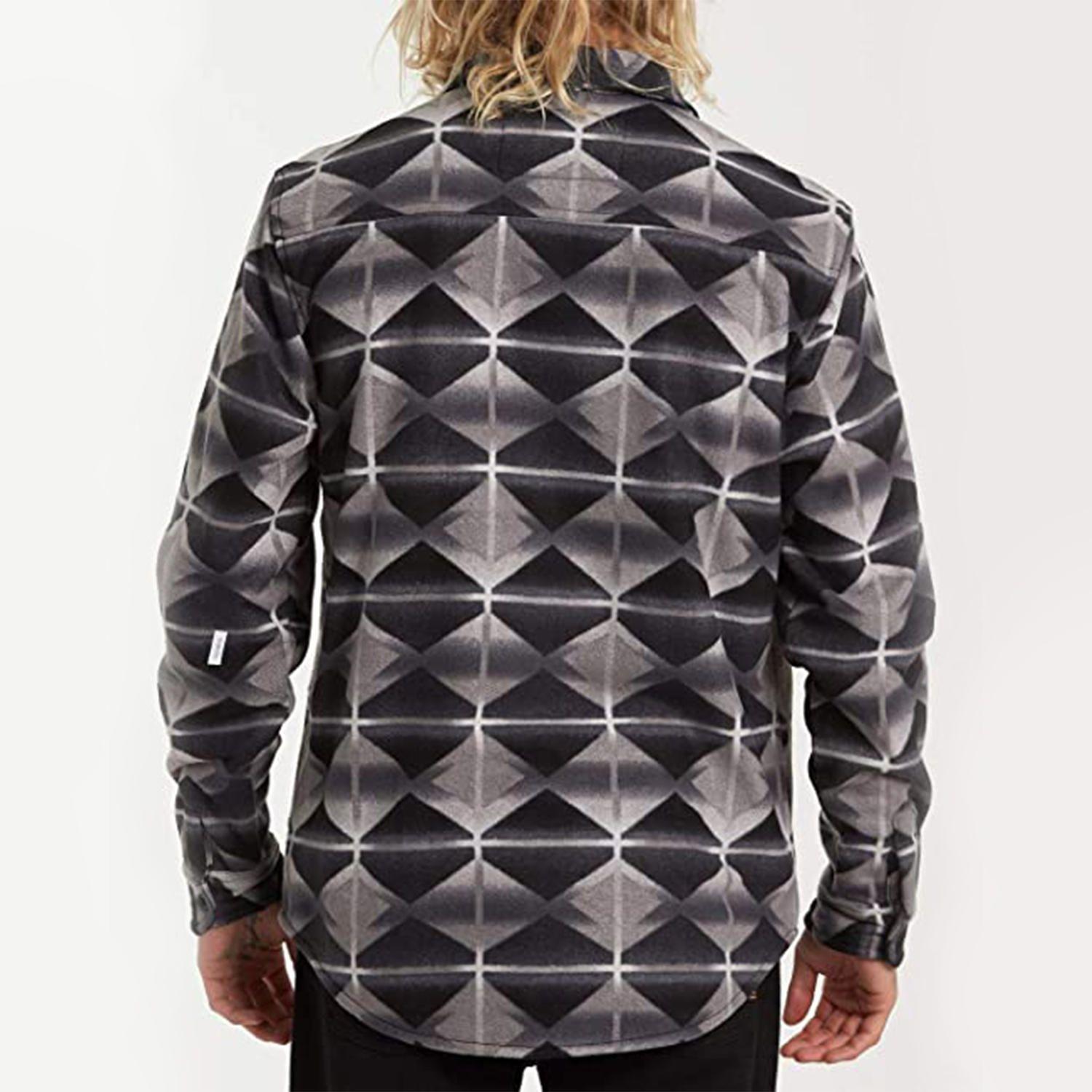 Camisa Hombre Furnace Flannel Negro-2