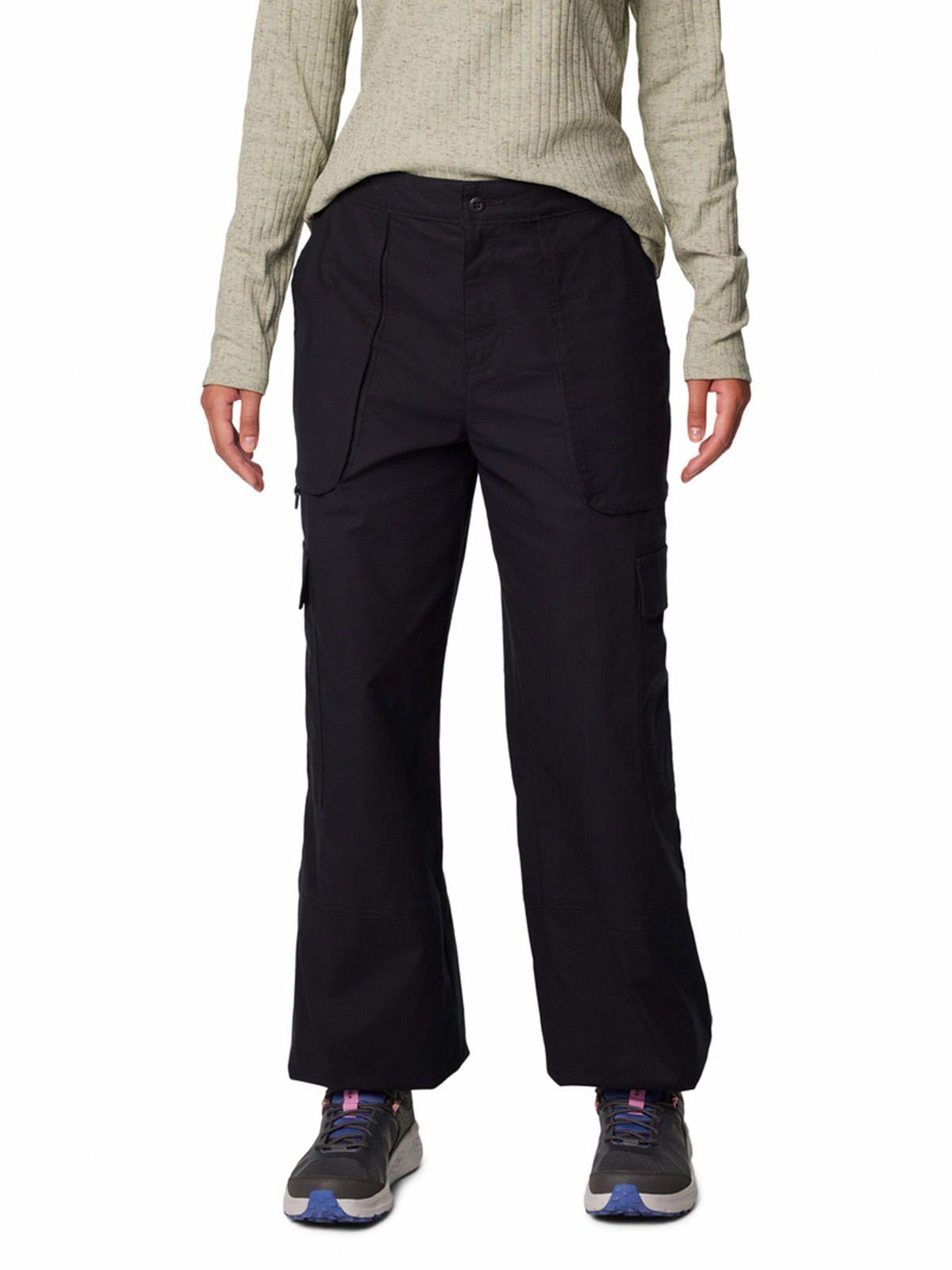 Pantalón Mujer Brea Falls Cotton Ripstop Negro-0