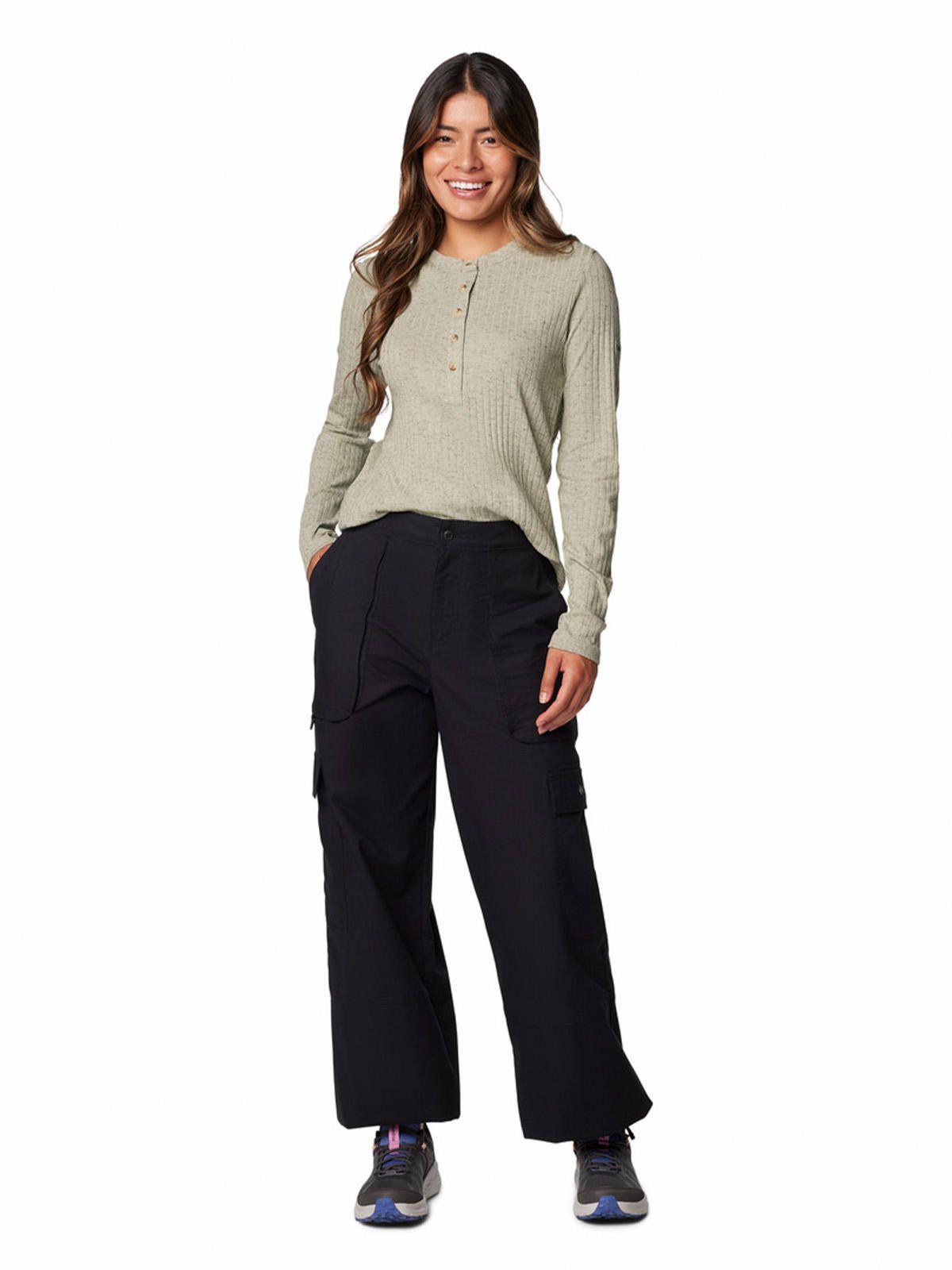 Pantalón Mujer Brea Falls Cotton Ripstop Negro-1