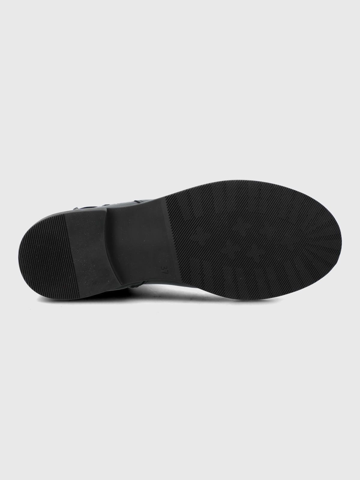 Botin Cuero Mujer Felvi Negro-7