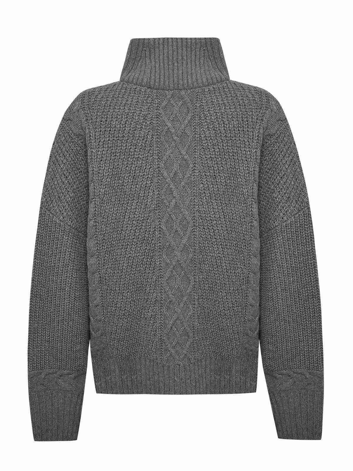 Chaleco Alpaca Mujer Kun Gris-1