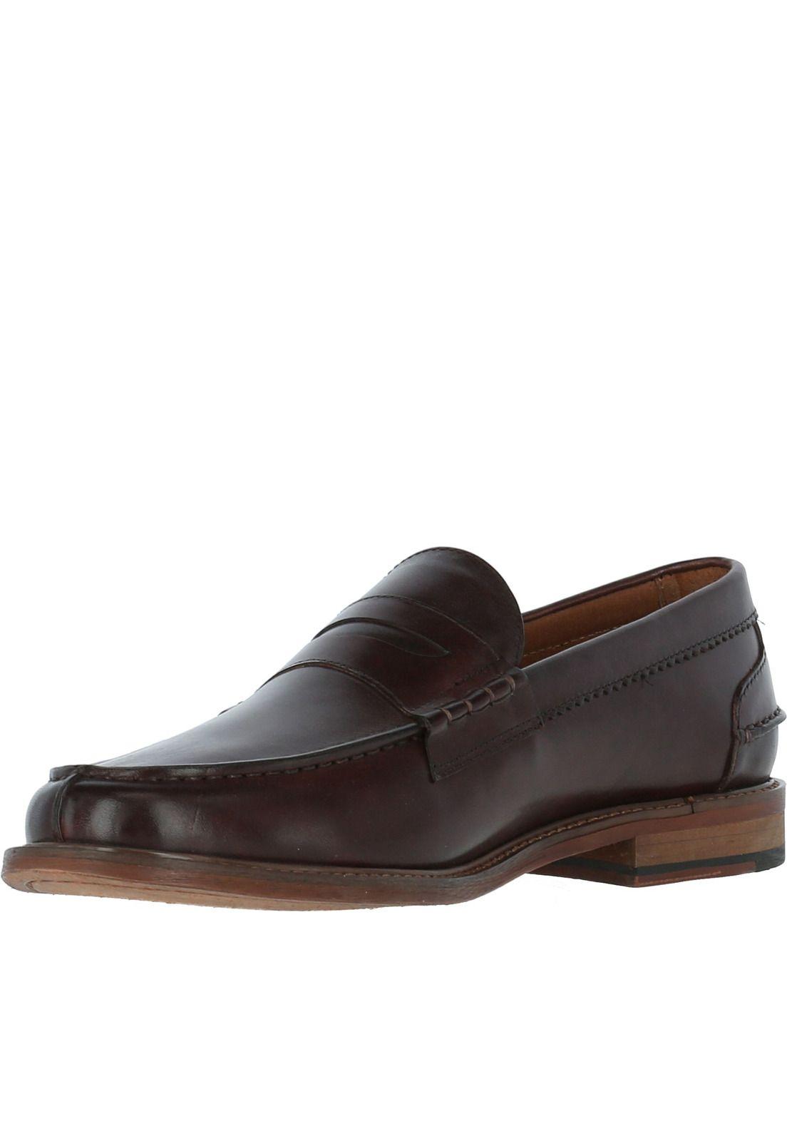 Mocasin Cuero Alessio Chocolate Hombre Rockford-1