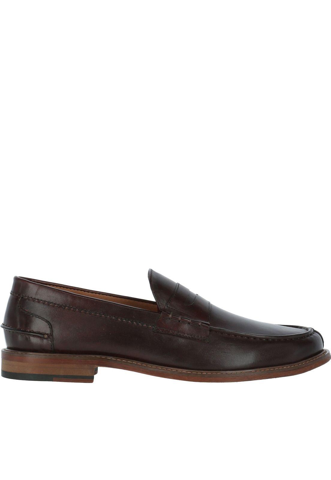 Mocasin Cuero Alessio Chocolate Hombre Rockford-2