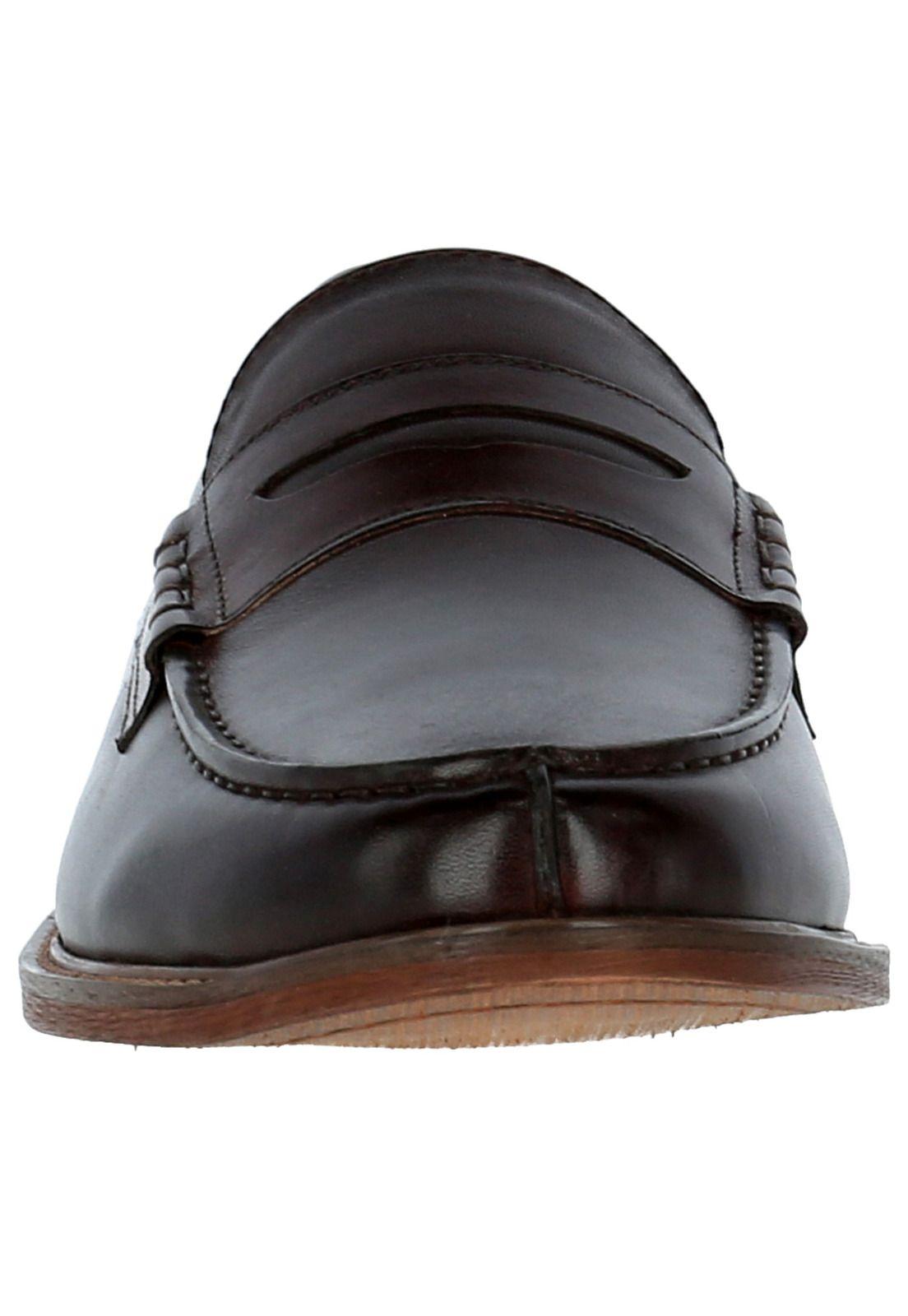 Mocasin Cuero Alessio Chocolate Hombre Rockford-4