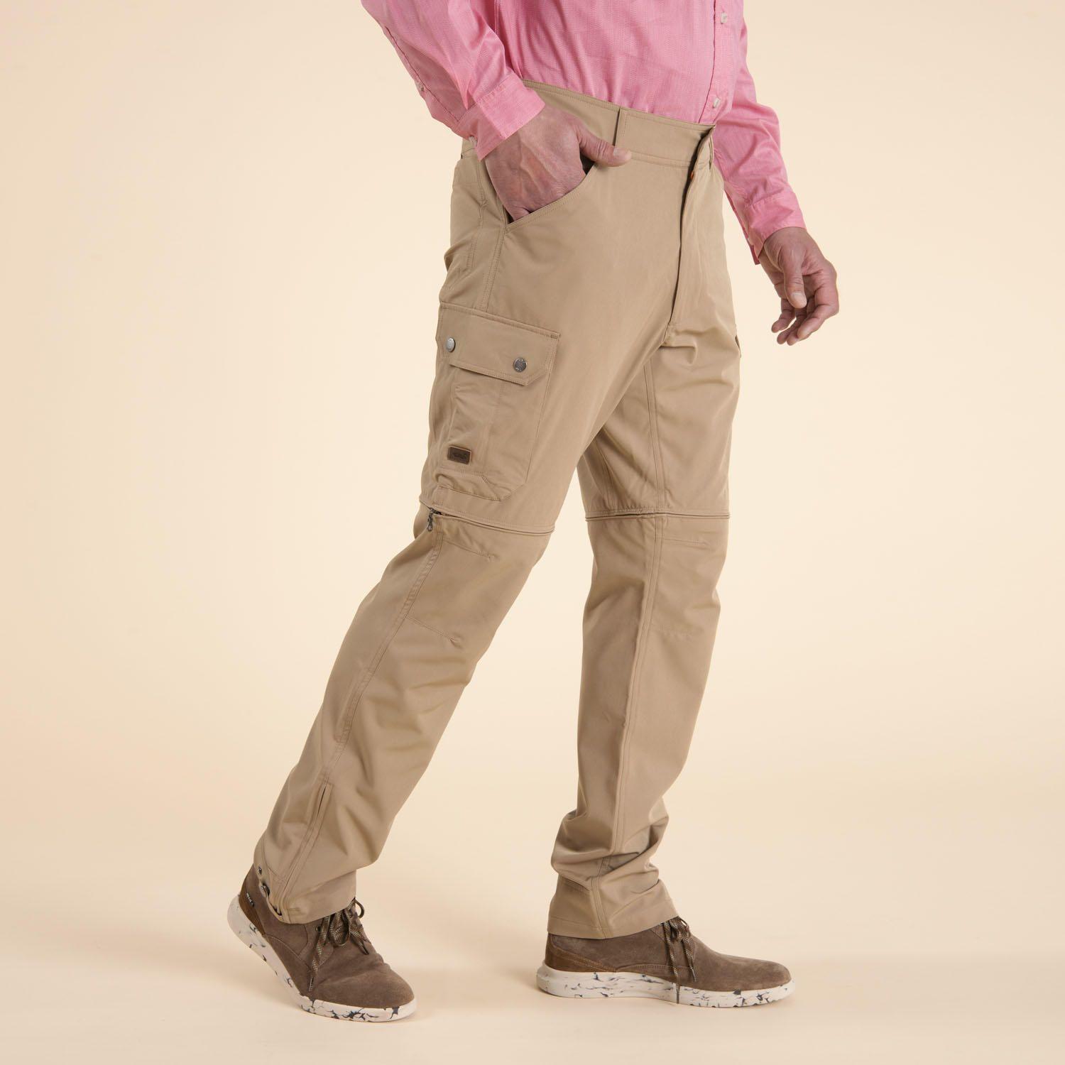 Pantalón Hombre Desmontable Camel-1