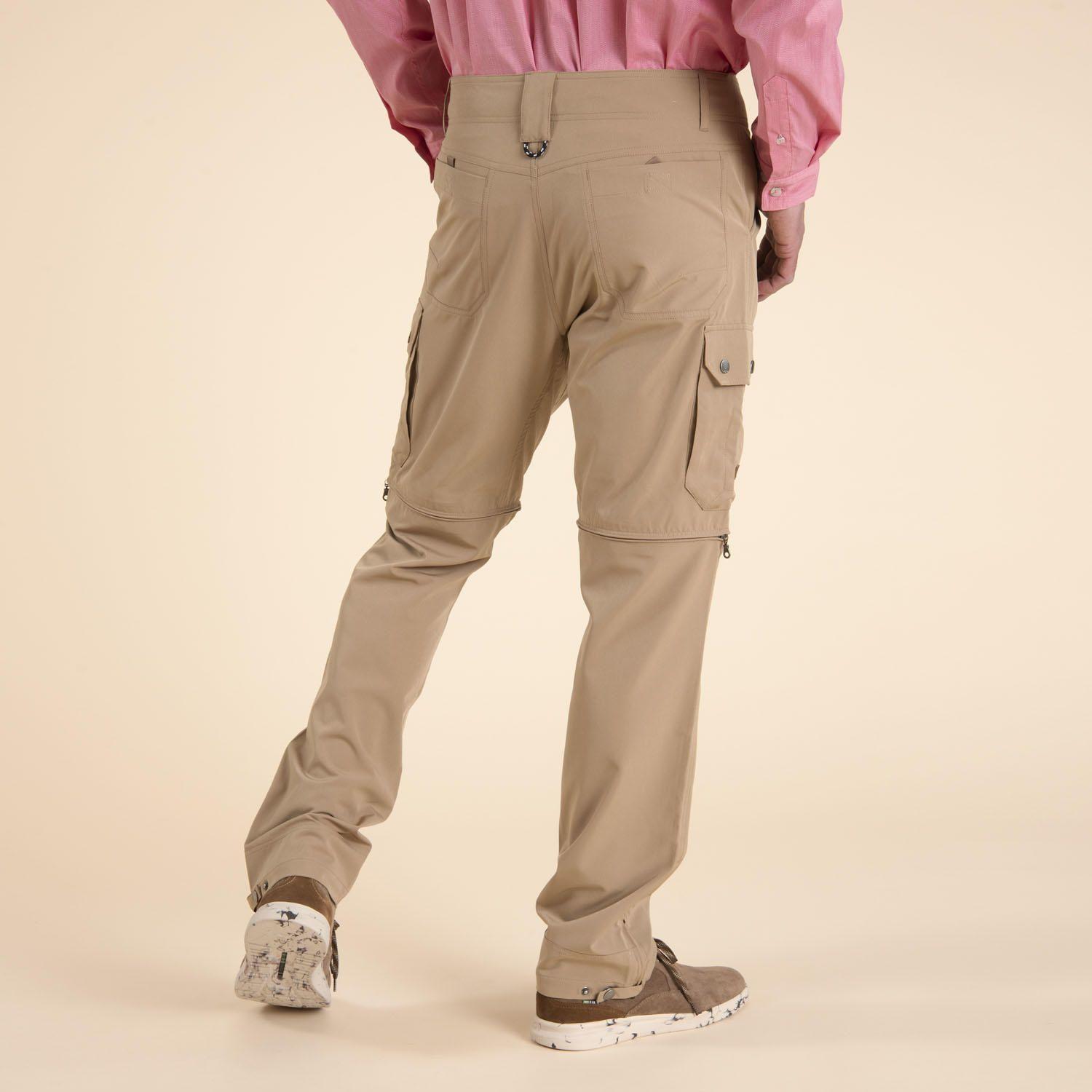 Pantalón Hombre Desmontable Camel-2
