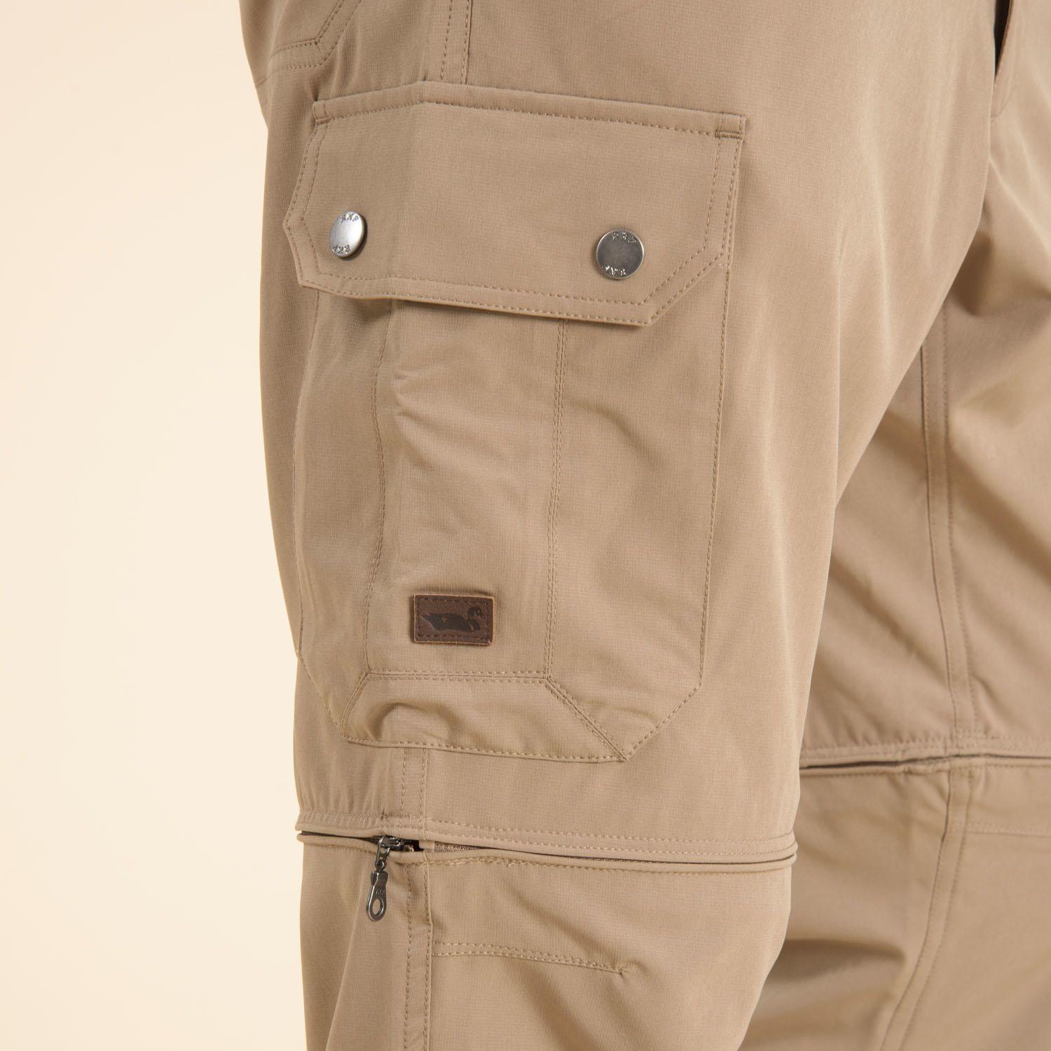 Pantalón Hombre Desmontable Camel-3