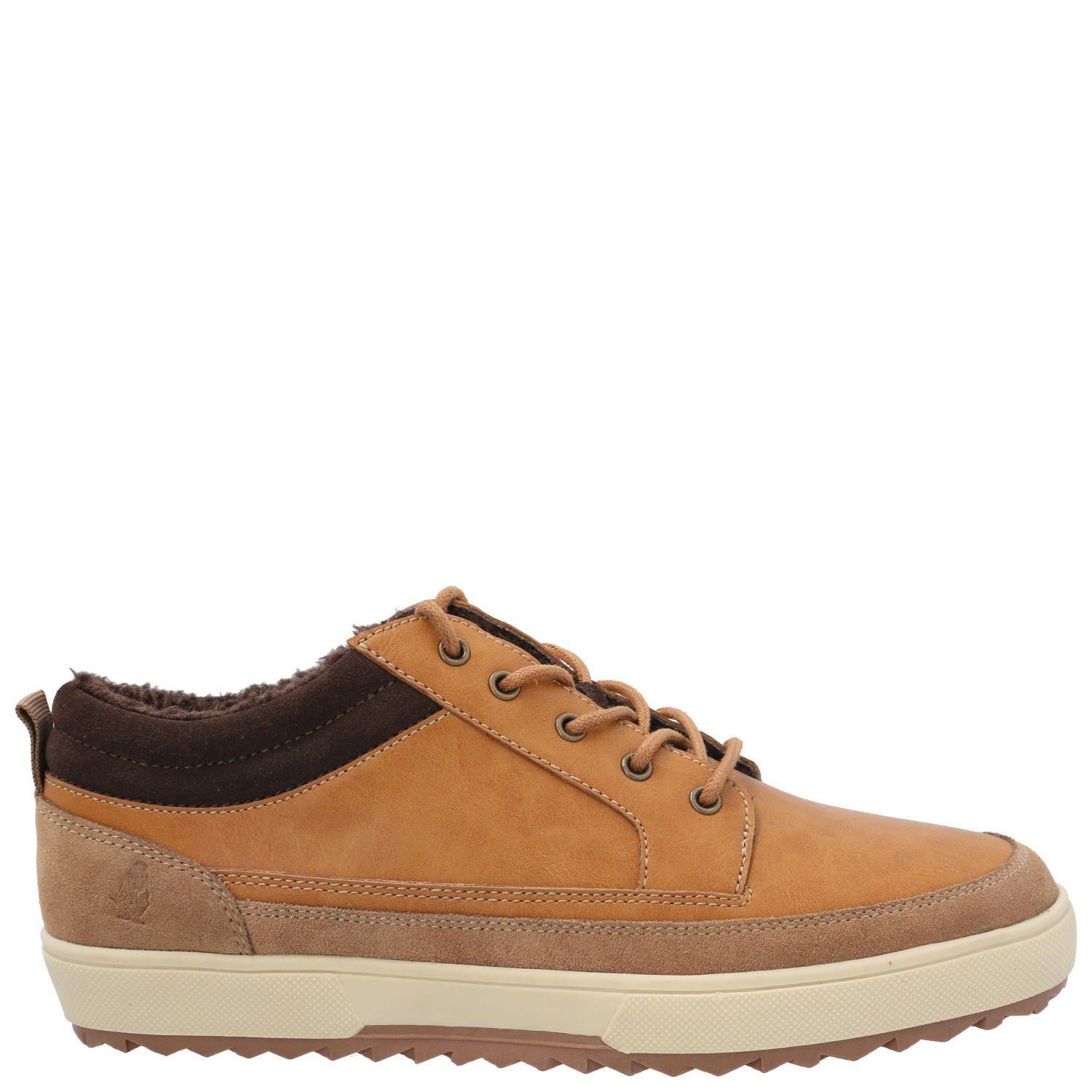 Zapatilla Cuero Niño Slalom Low Café-4