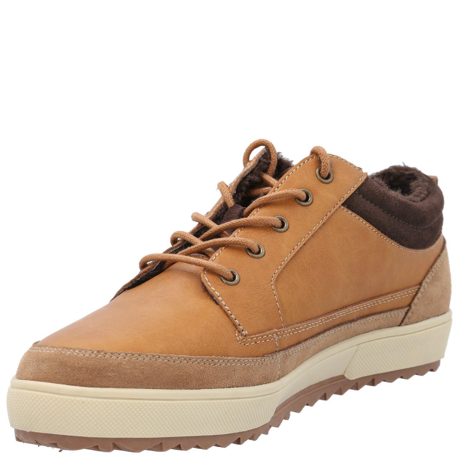 Zapatilla Cuero Niño Slalom Low Café-6
