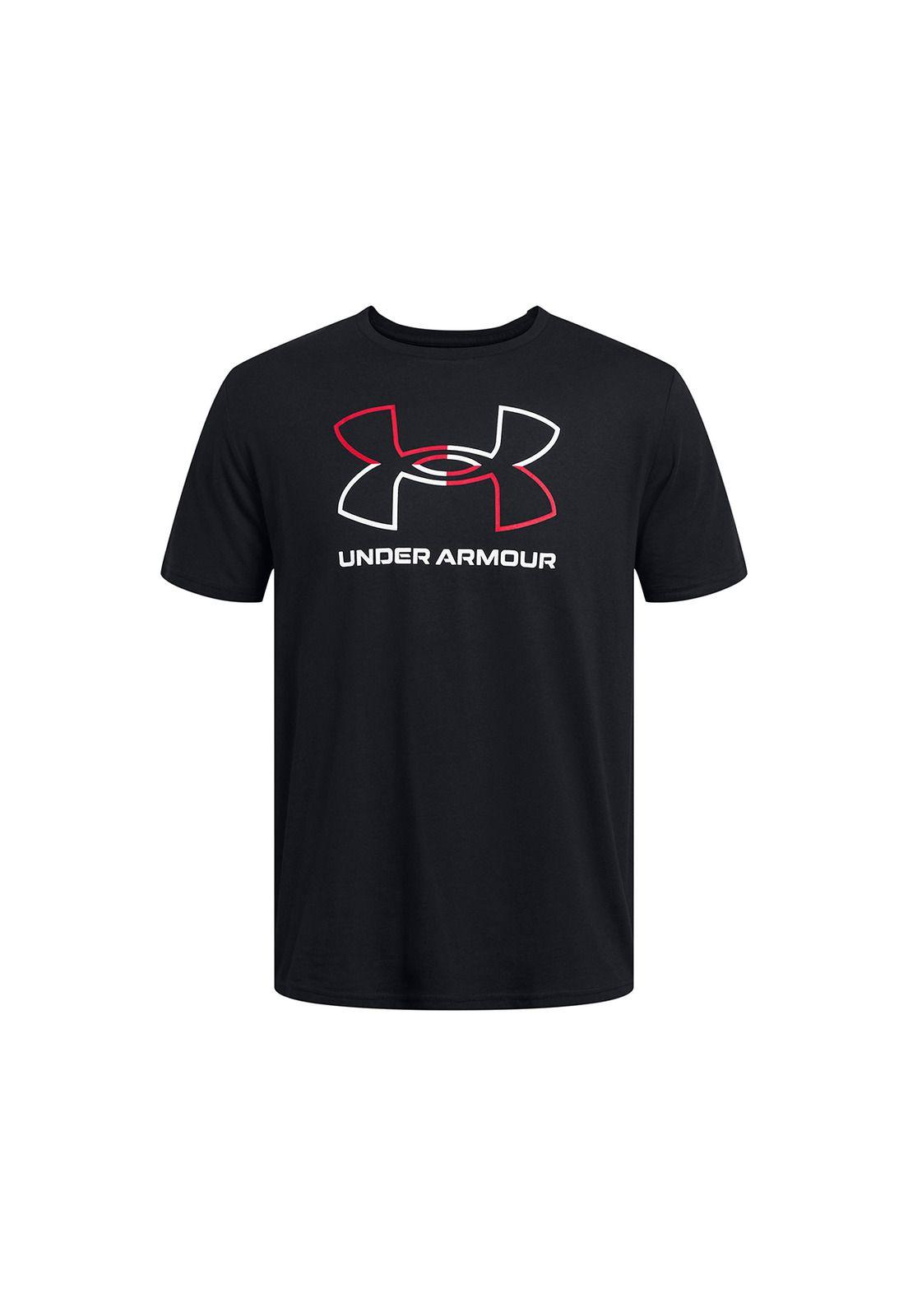 Polera UA Foundation hombre Negro-0