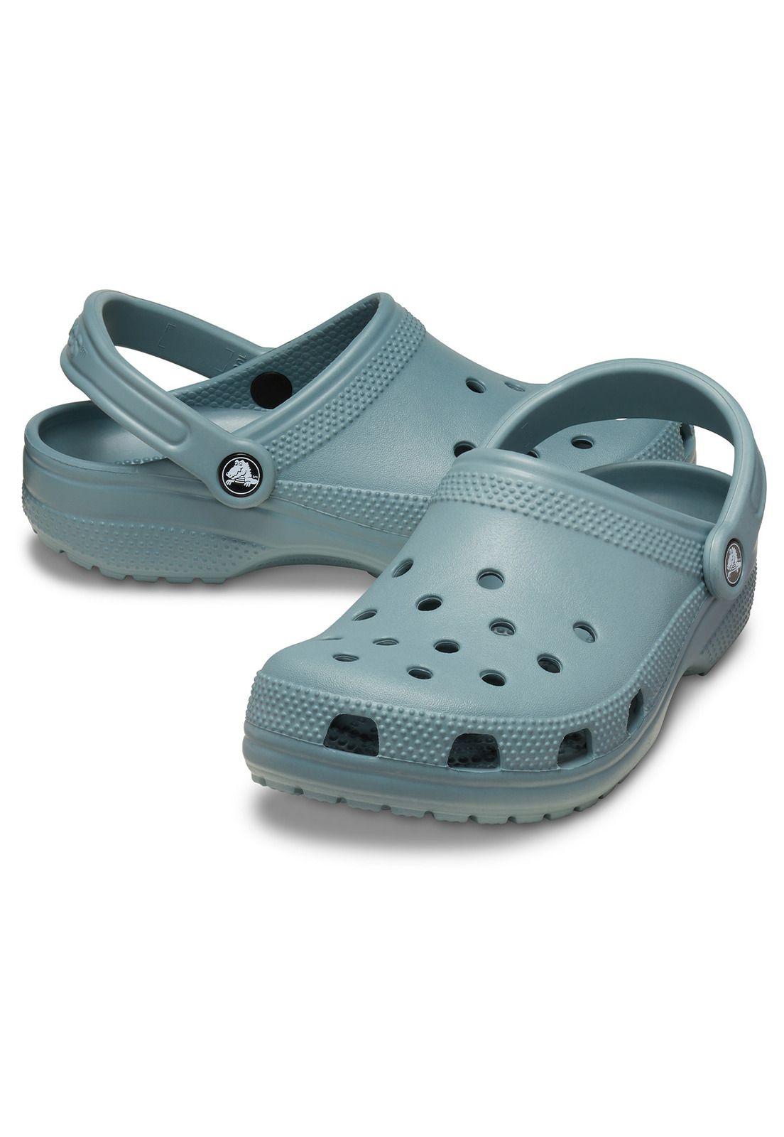 Zueco Crocs Hombre Classic Clog Verde Frío-3