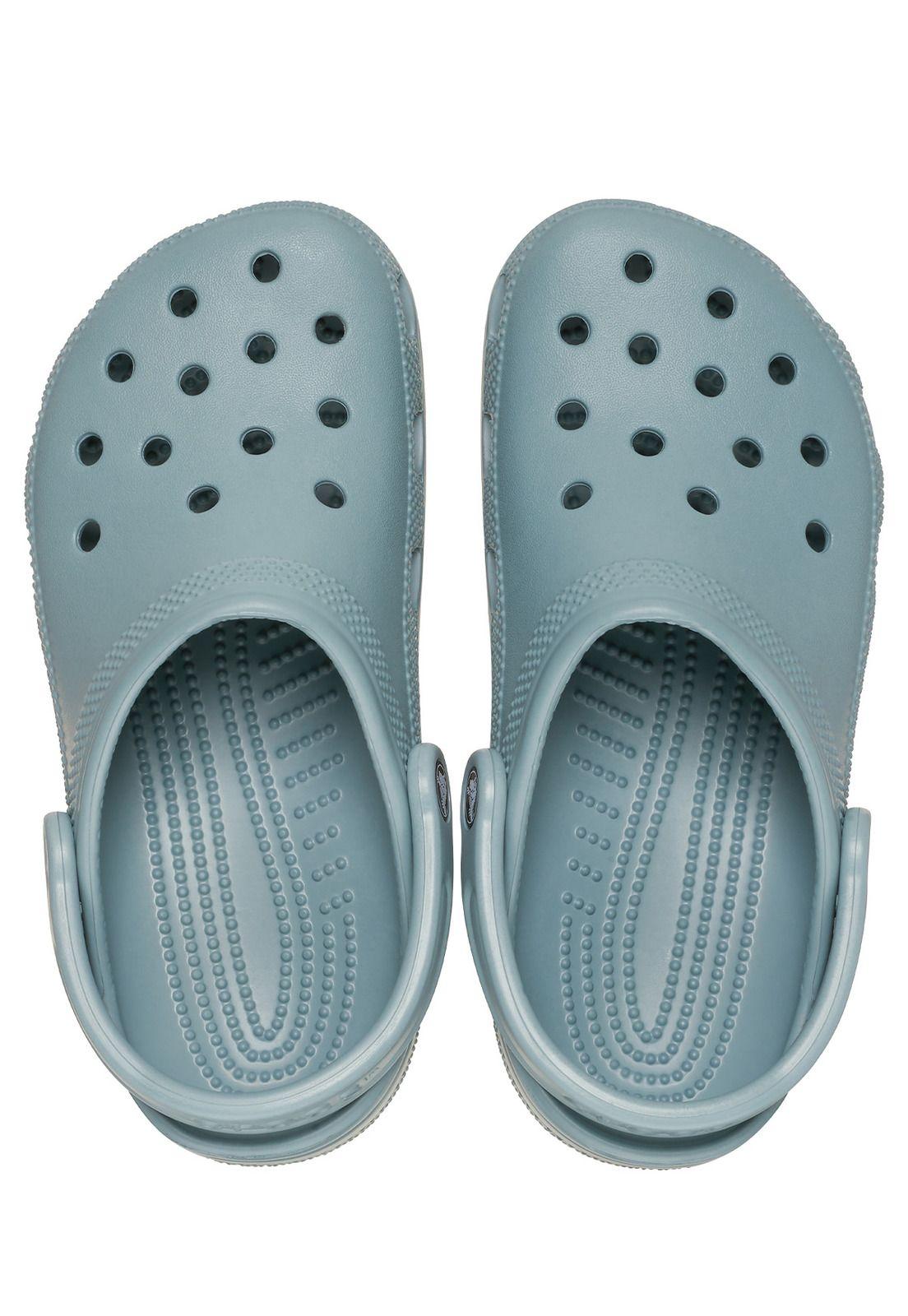 Zueco Crocs Hombre Classic Clog Verde Frío-4