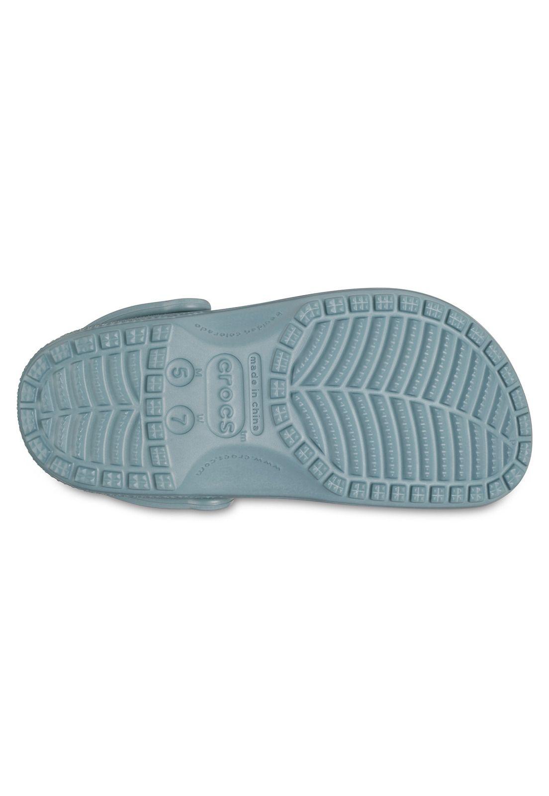 Zueco Crocs Hombre Classic Clog Verde Frío-5