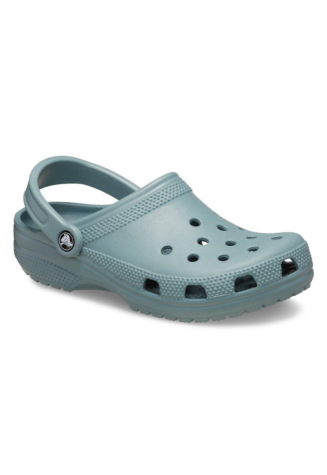 Zueco Crocs Hombre Classic Clog Verde Frío-6