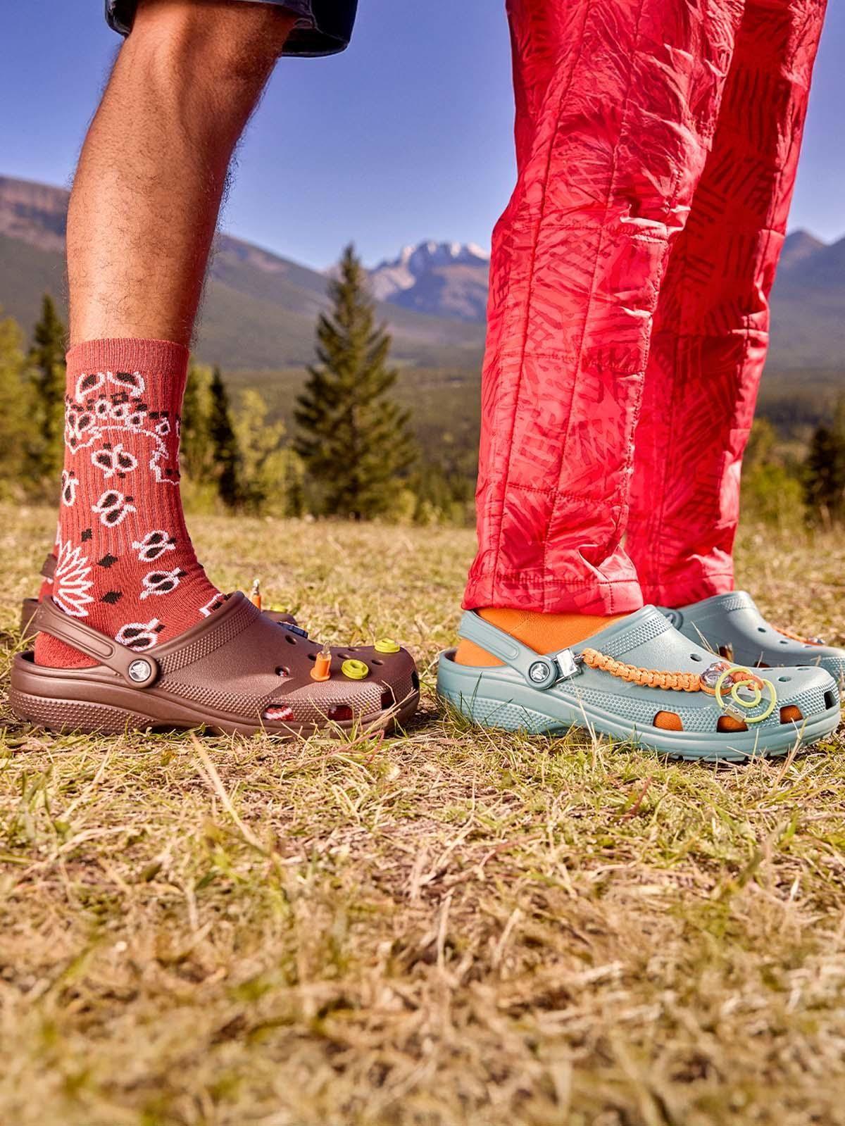 Zueco Crocs Hombre Classic Clog Verde Frío-1