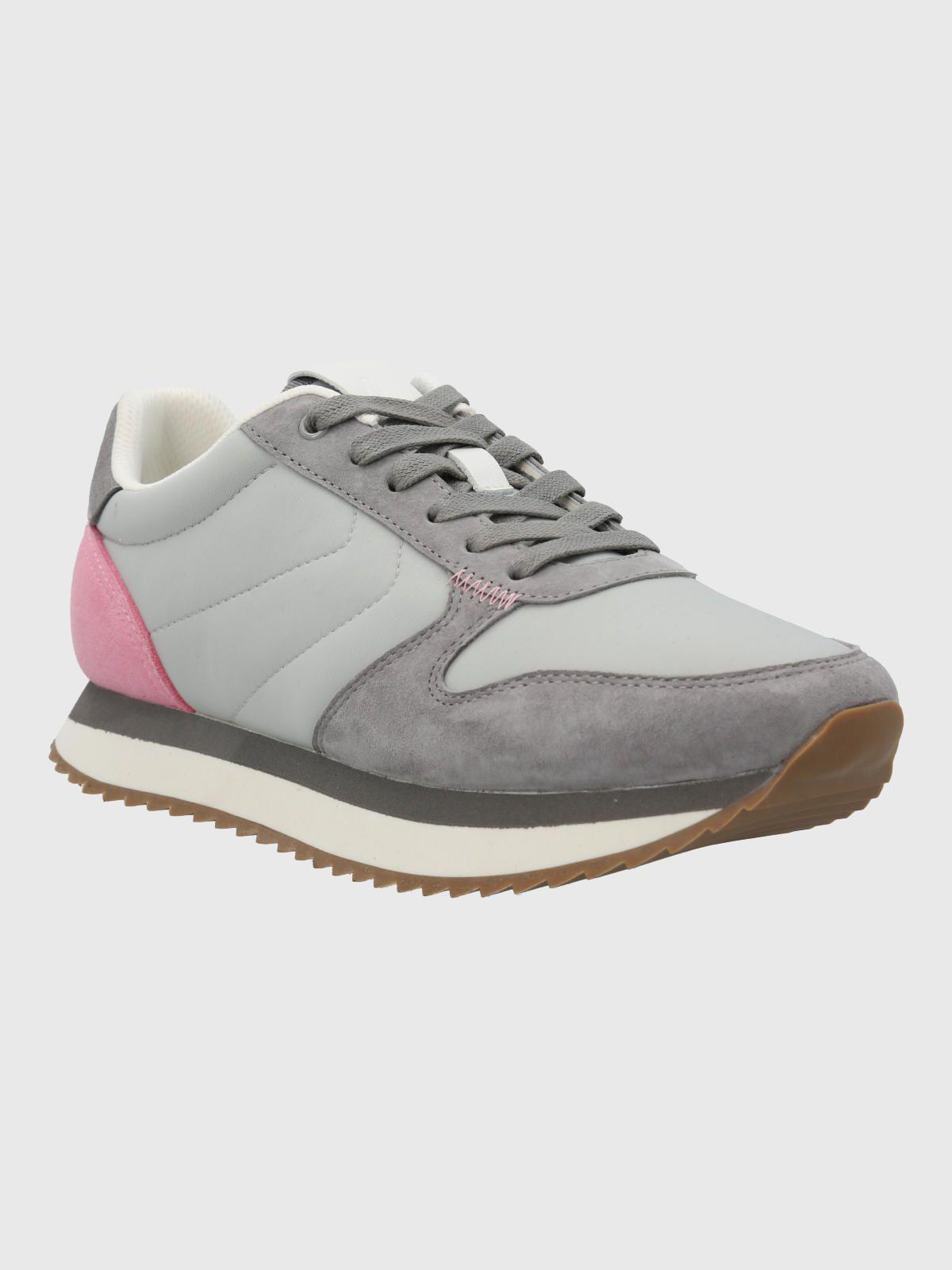 Zapatilla Cuero Mujer Bliss Sun Gris-0