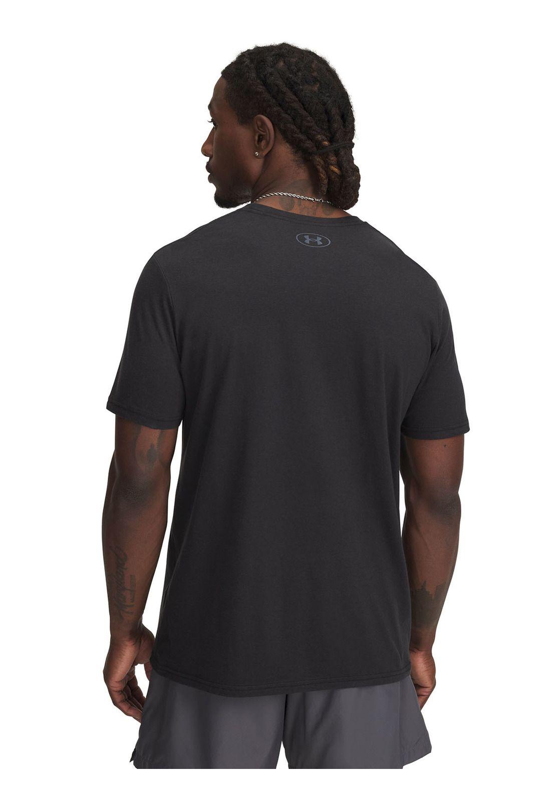 Polera Manga Corta Shaded Negro Hombre-1