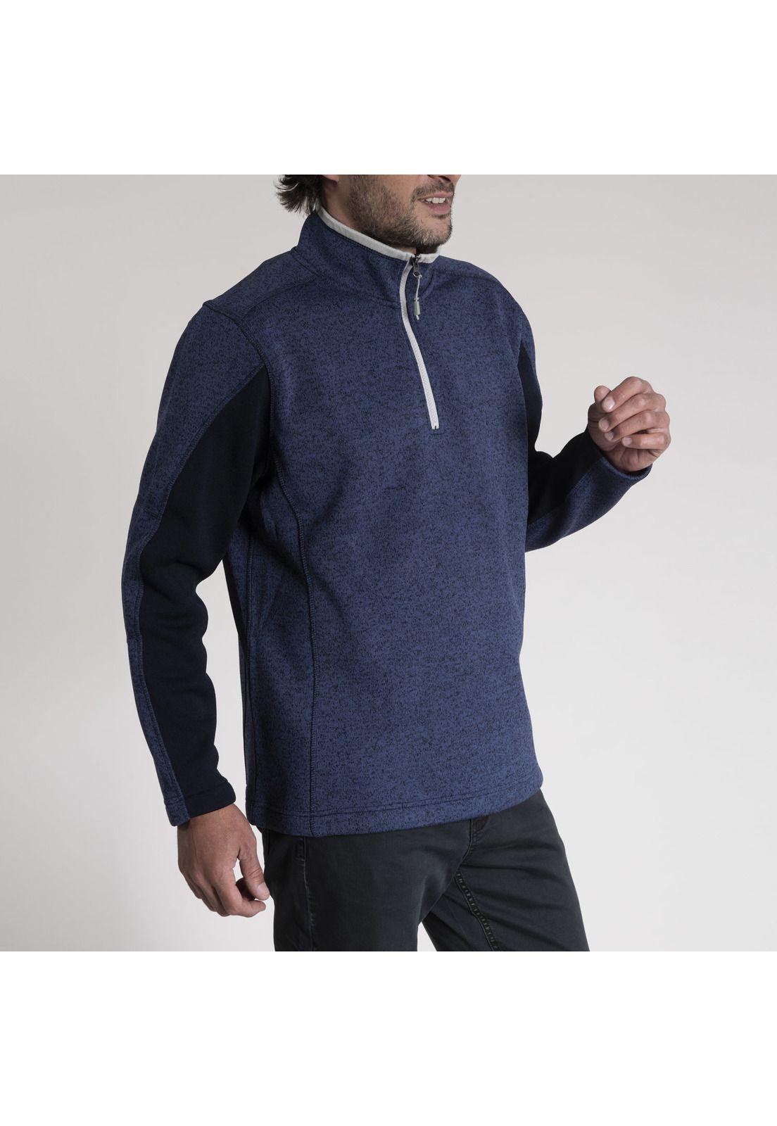 Polar Masculino Bicolor Pet Reciclado Azul-1