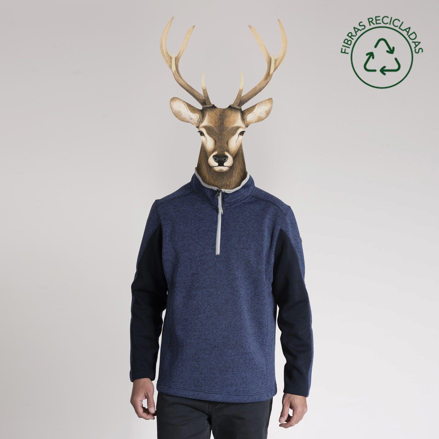 Polar Masculino Bicolor Pet Reciclado Azul-0