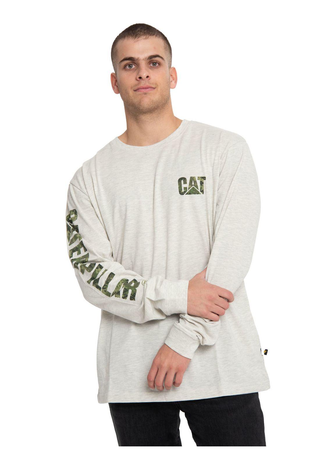 Polera Manga Larga Hombre Trademark Banner Beige-1