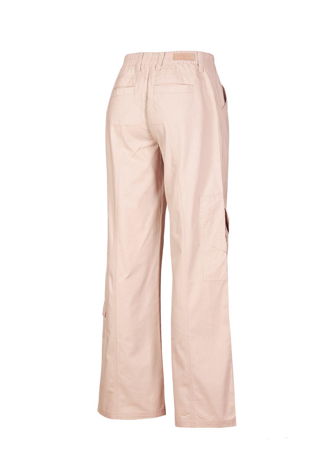 Pantalón Algodón Orgánico Mujer Adria Blanco-1