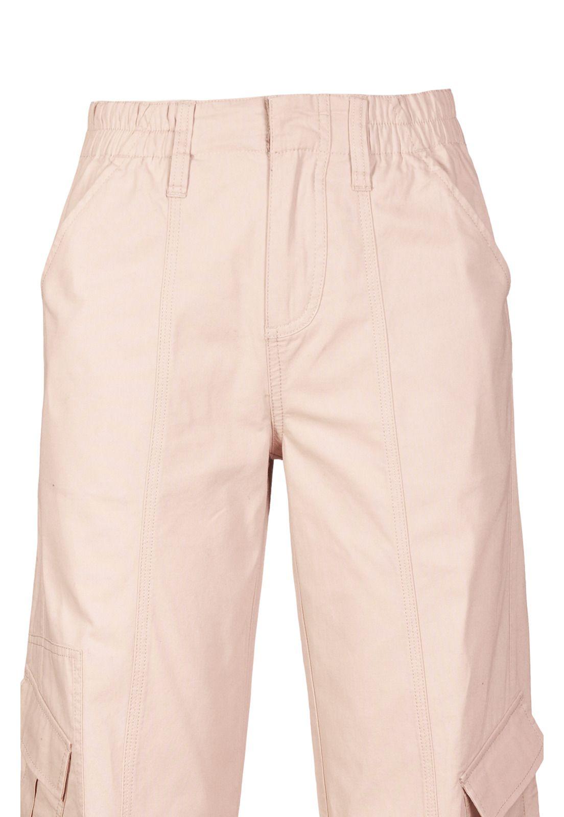 Pantalón Algodón Orgánico Mujer Adria Blanco-3